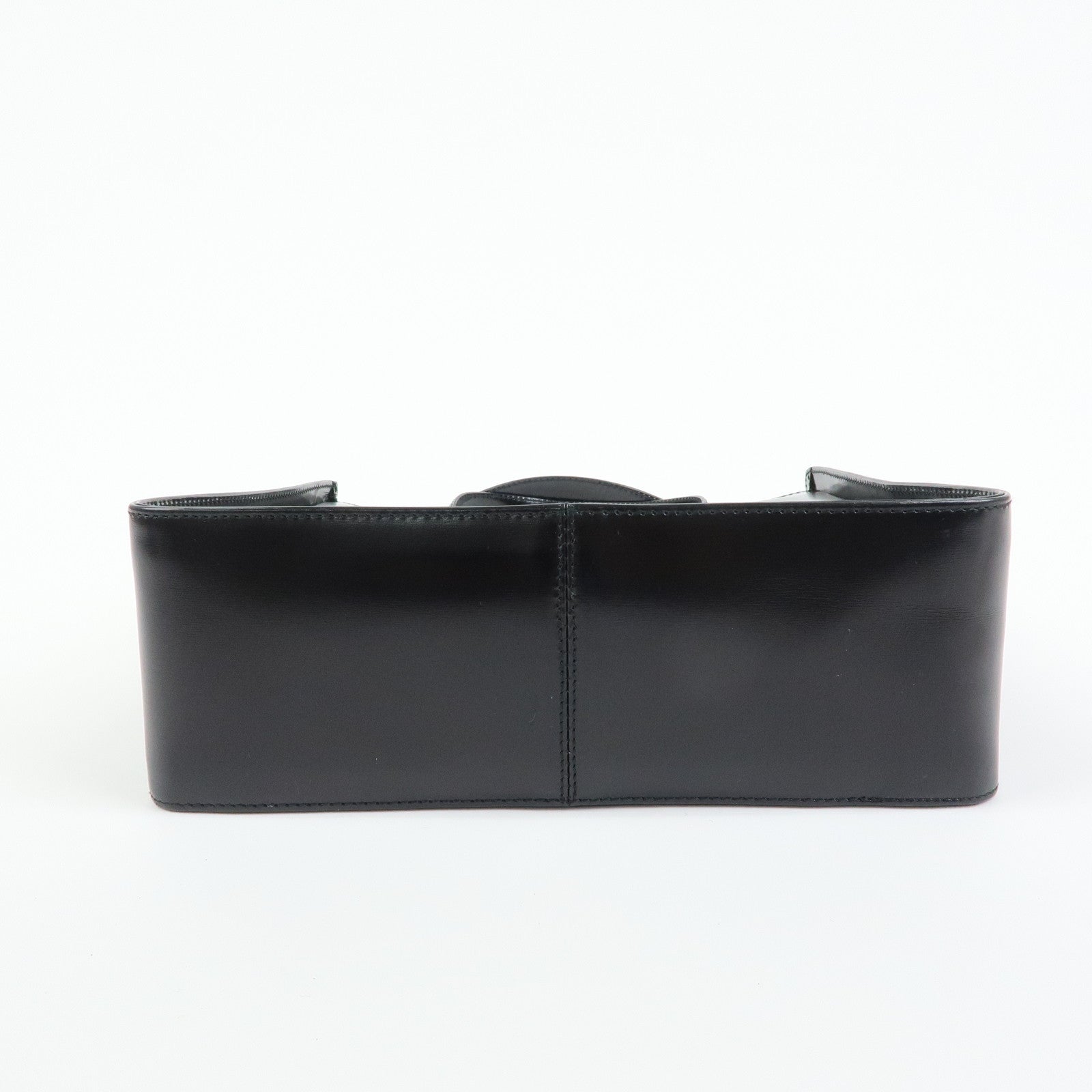 Ferragamo Vara Leather 2way Bag Hand Bag Black