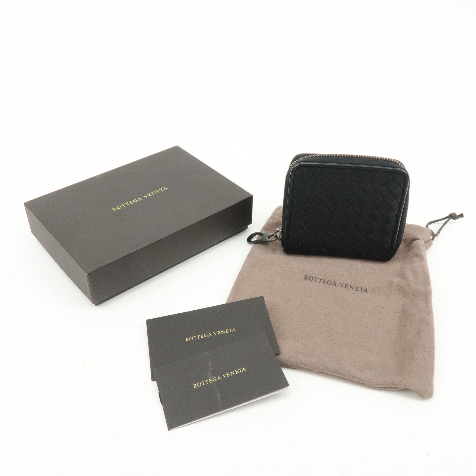 Bottega Veneta Intrecciato Nappa Leather Bi-fold Comact Wallet 510293
