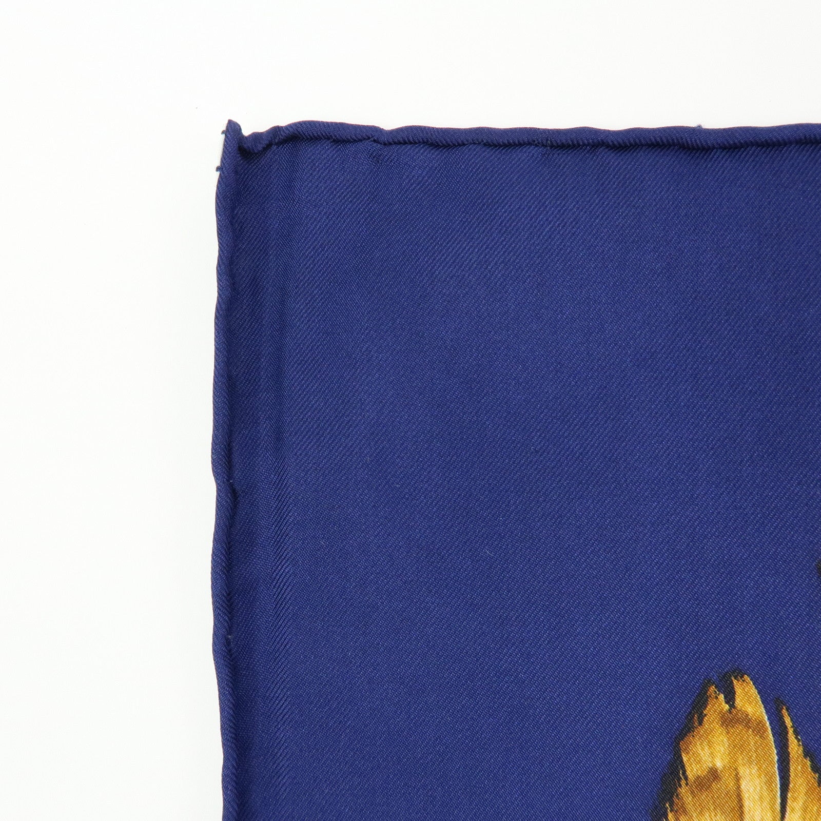 HERMES Carre 90 Silk 100% Scarf COUVEE D HERMES Blue Red White