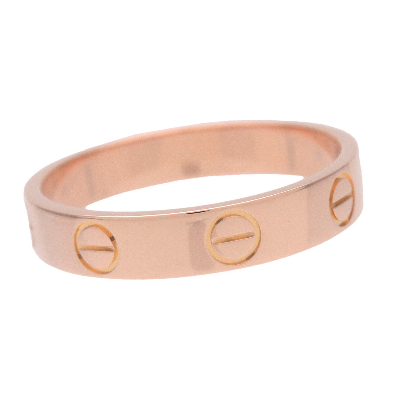 Cartier Mini Love Ring Rose Gold K18 750PG #53 US6.5 EU53 HK14