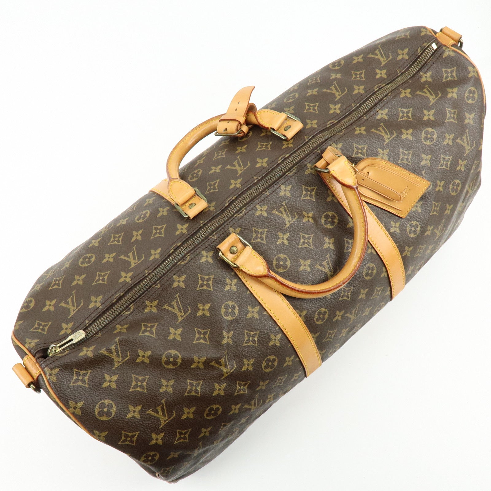 Louis Vuitton Monogram Keep All Bandouliere 60 Boston Bag M41412