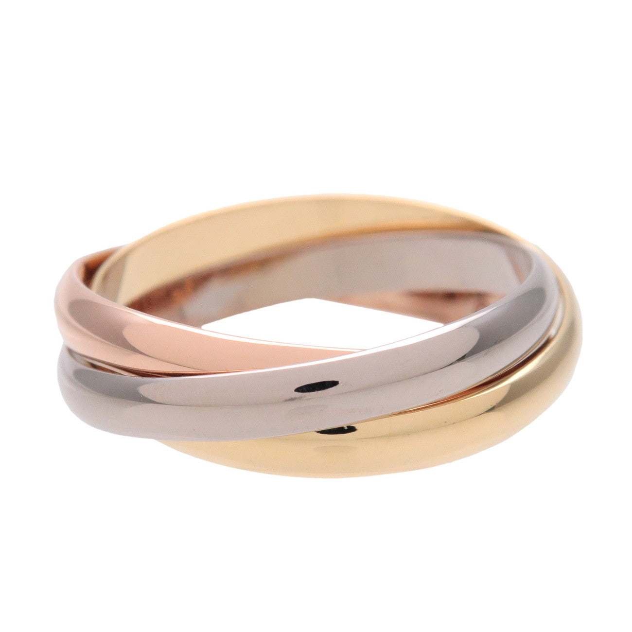 Cartier Trinity Ring SM K18 750YG/WG/PG #54 US7 EU54 HK15