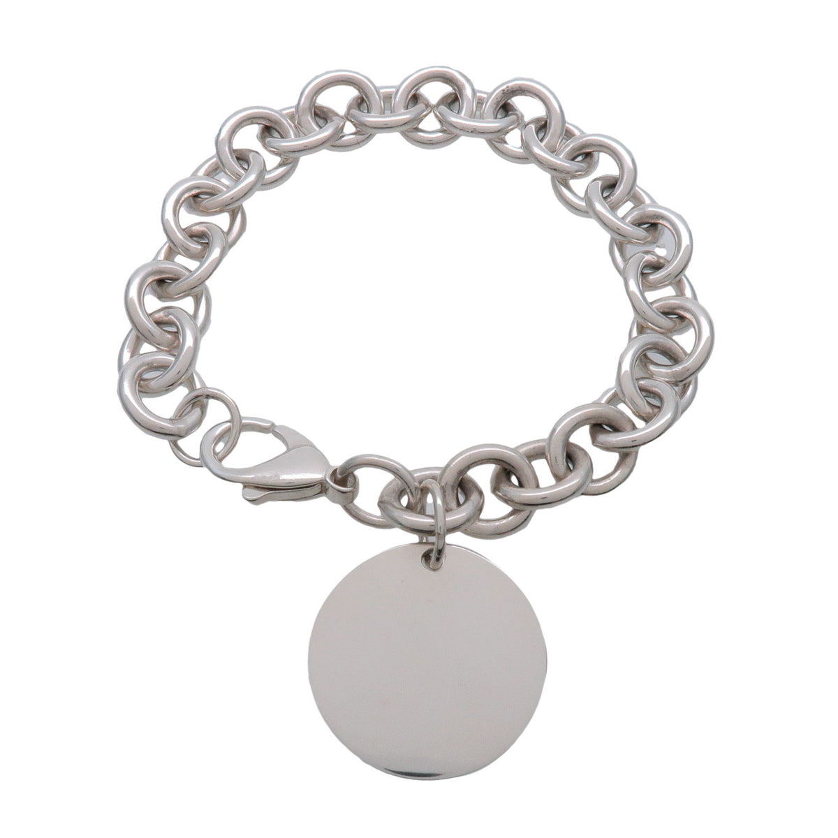 Tiffany & Co Return to Tiffany Round Tag Bracelet SV925 Silver