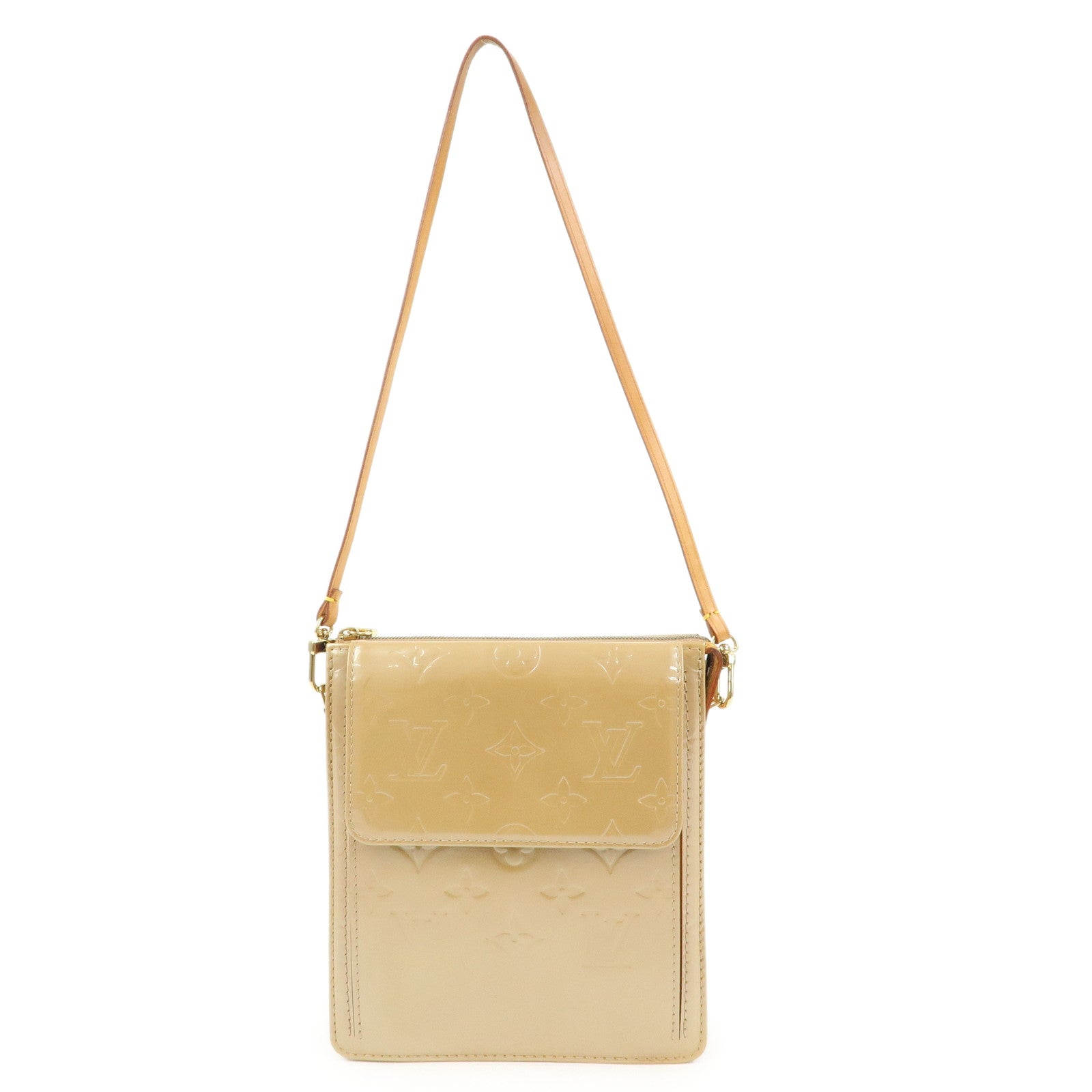 Louis Vuitton Monogram Vernis Motte Shoulder Bag Noisette M91337