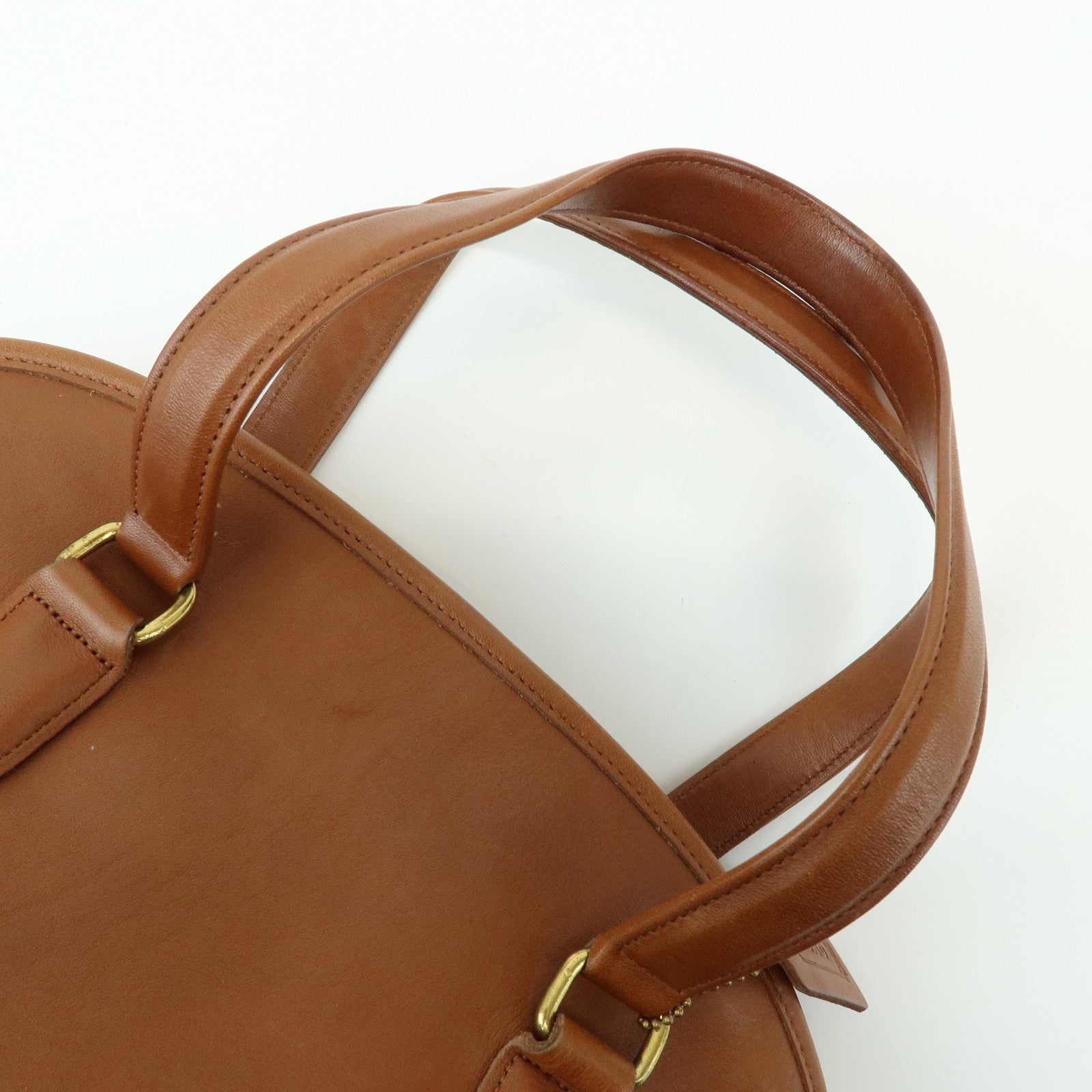 COACH Set of 3 Leather Hand Bag Shoulder Bag Brown Red