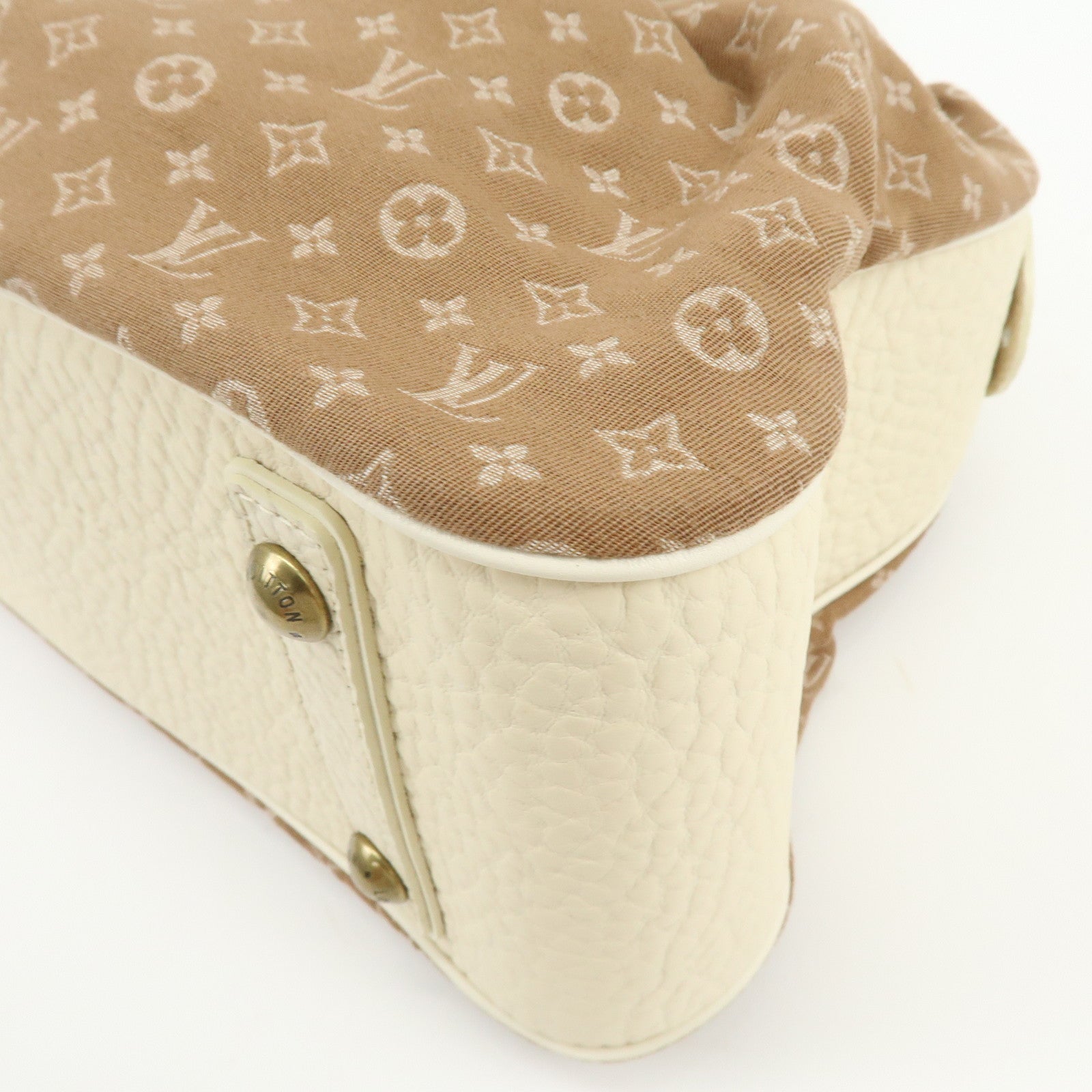 Louis Vuitton Monogram Mini Lin Trapes GM Camel Ivory M40060