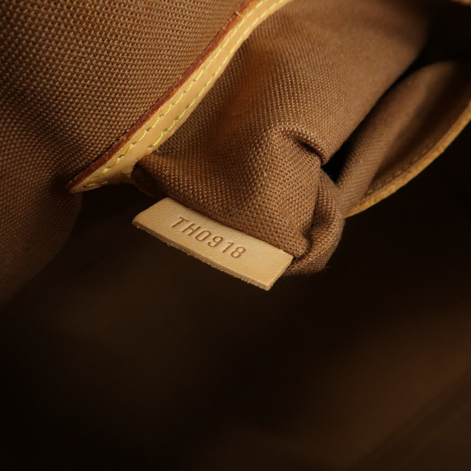 Louis Vuitton Monogram Alma PM Canvas Leather Hand Bag Brown M51130