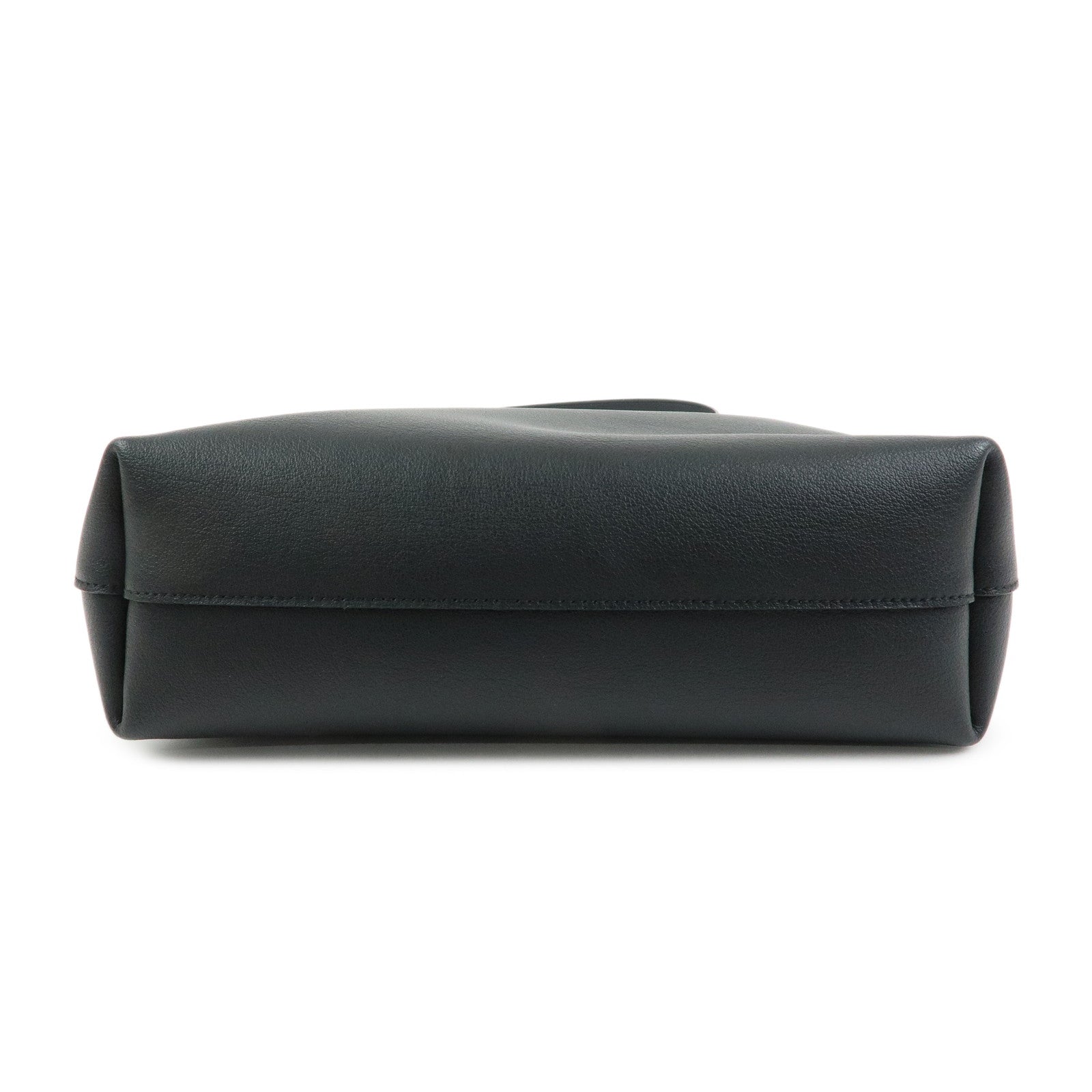 SAINT LAURENT PARIS Leather Toy Shopping Bag 2Way Bag Black GUE600307