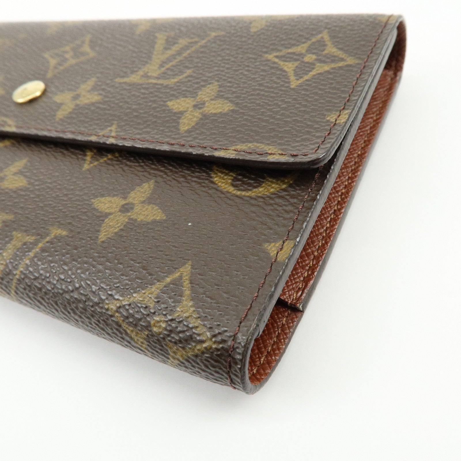 Louis Vuitton Monogram Porte Tresor International Wallet Brown M61215