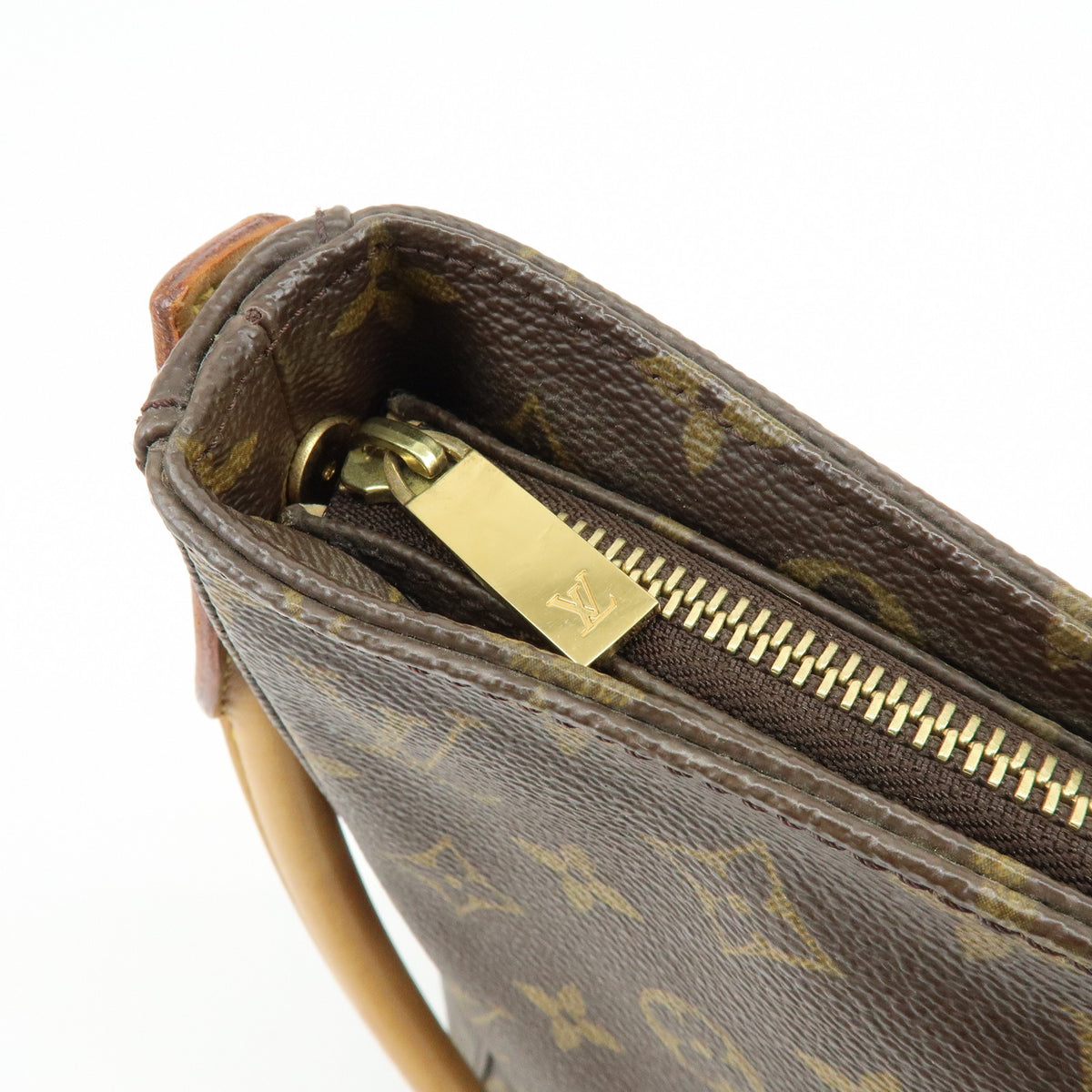 Louis Vuitton Monogram Looping GM Shoulder Bag Brown M51145
