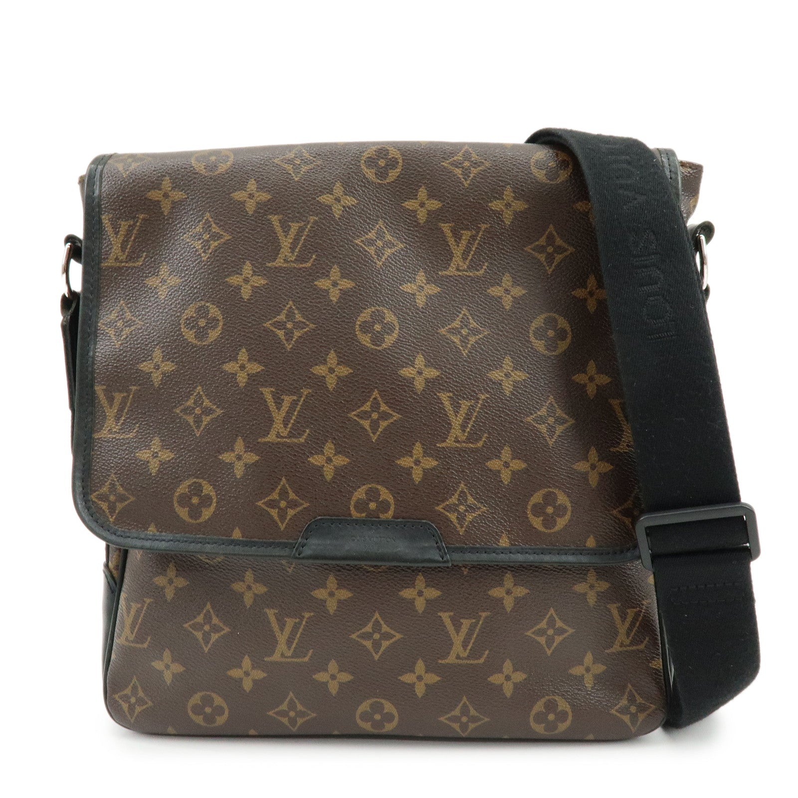 Louis Vuitton Macassar Bass MM Shoulder Bag Crossbody Bag Brown M56715