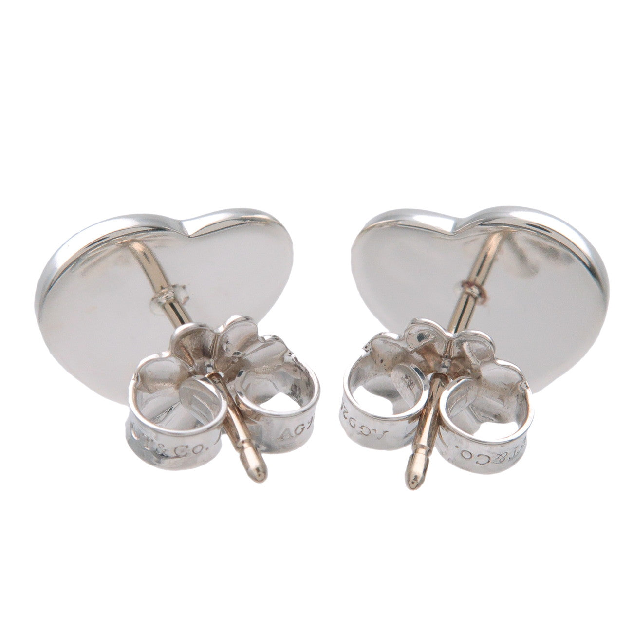 Tiffany & Co Return to Tiffany Mini Heart Tag Stud Earrings SV925