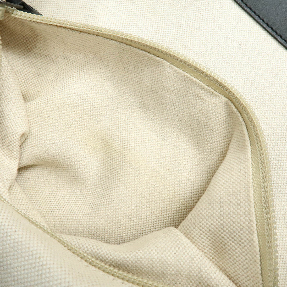 GUCCI Logo Canvas Leather Tote Bag Leopard Grey Black 341739