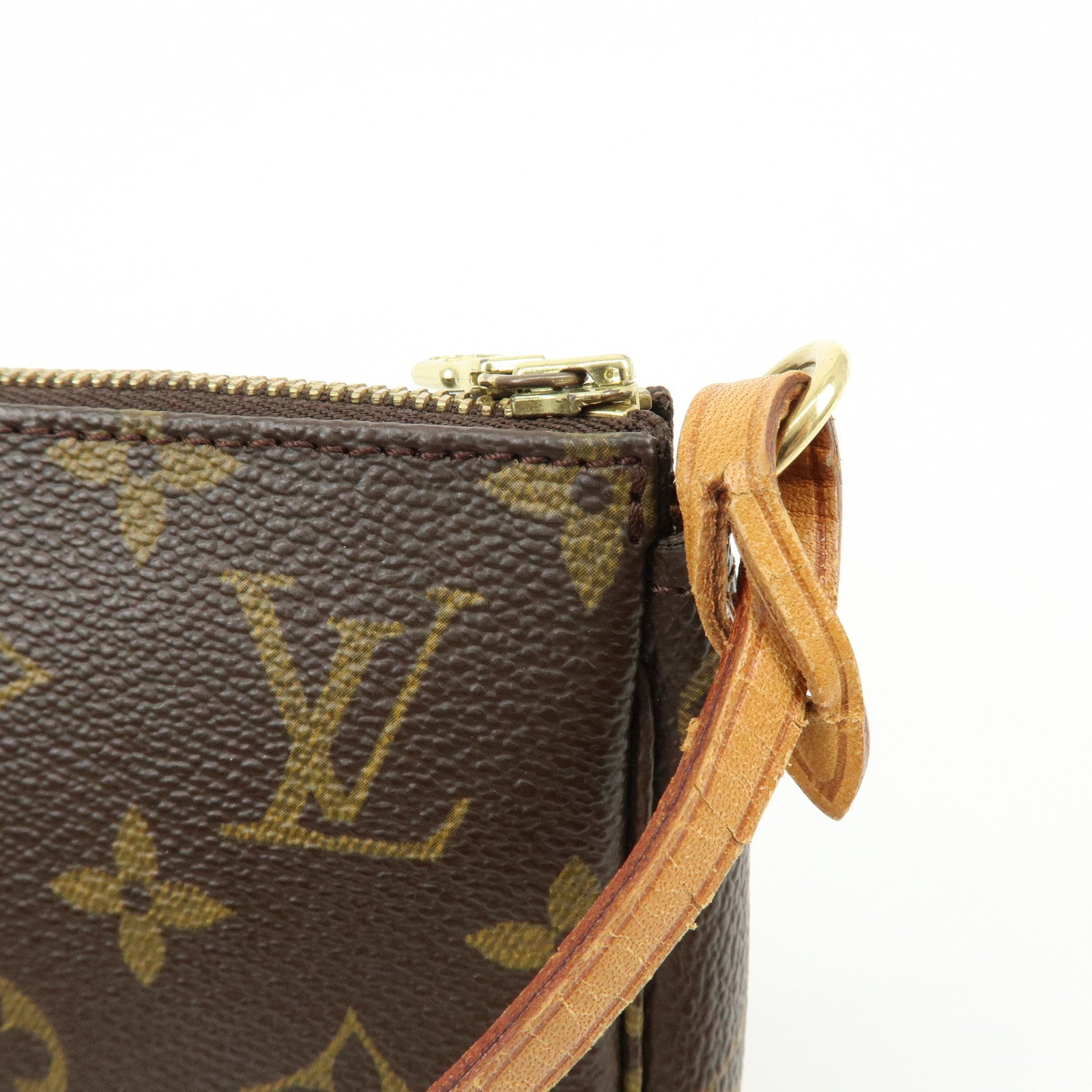 Louis Vuitton Monogram Pochette Accessoires Pouch Hand Bag M51980