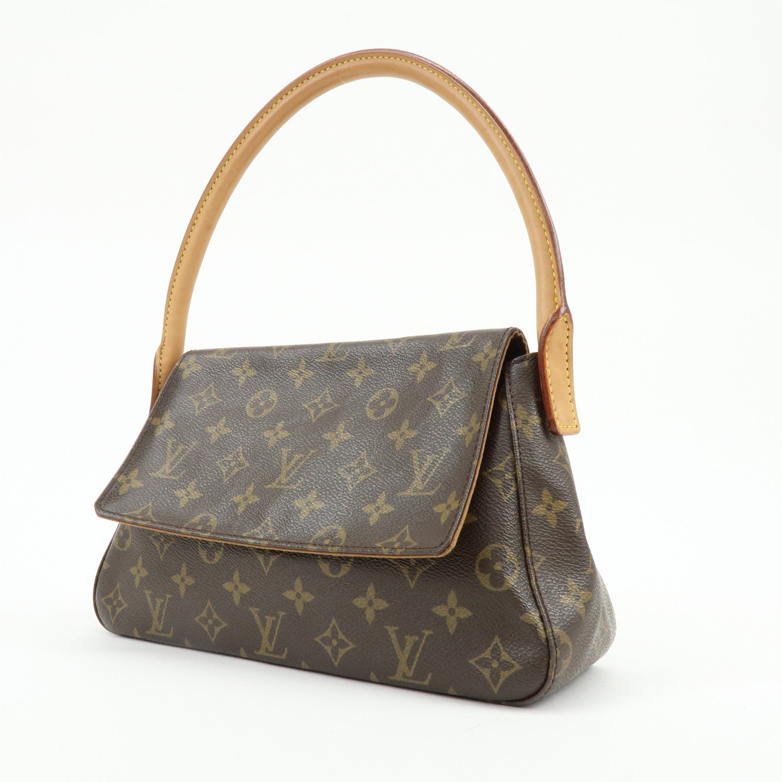 Louis Vuitton Monogram Mini Looping Canvas Shoulder Bag Hand Bag M51147