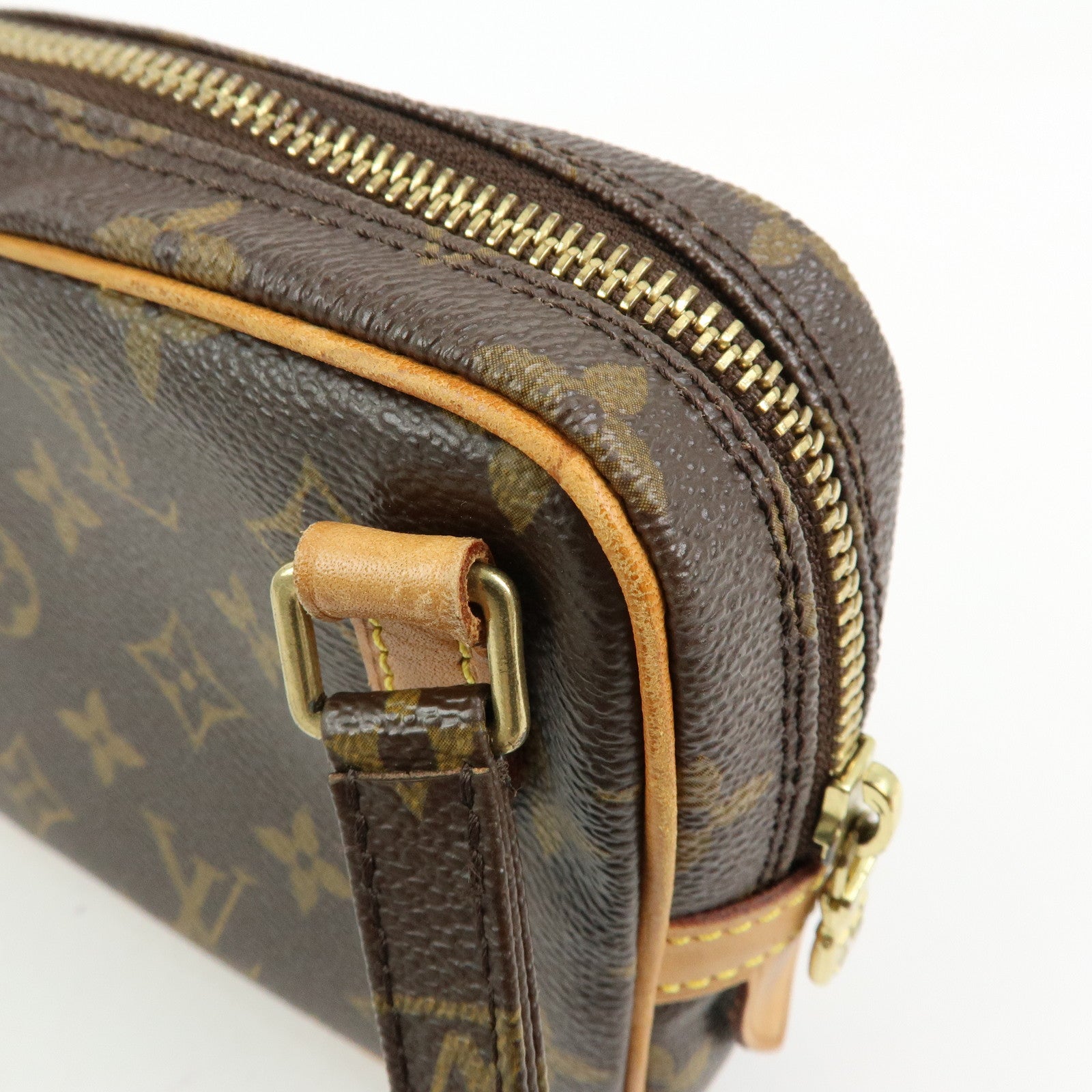 Louis Vuitton Monogram Pochette Marly Bandouliere Bag Brown M51828