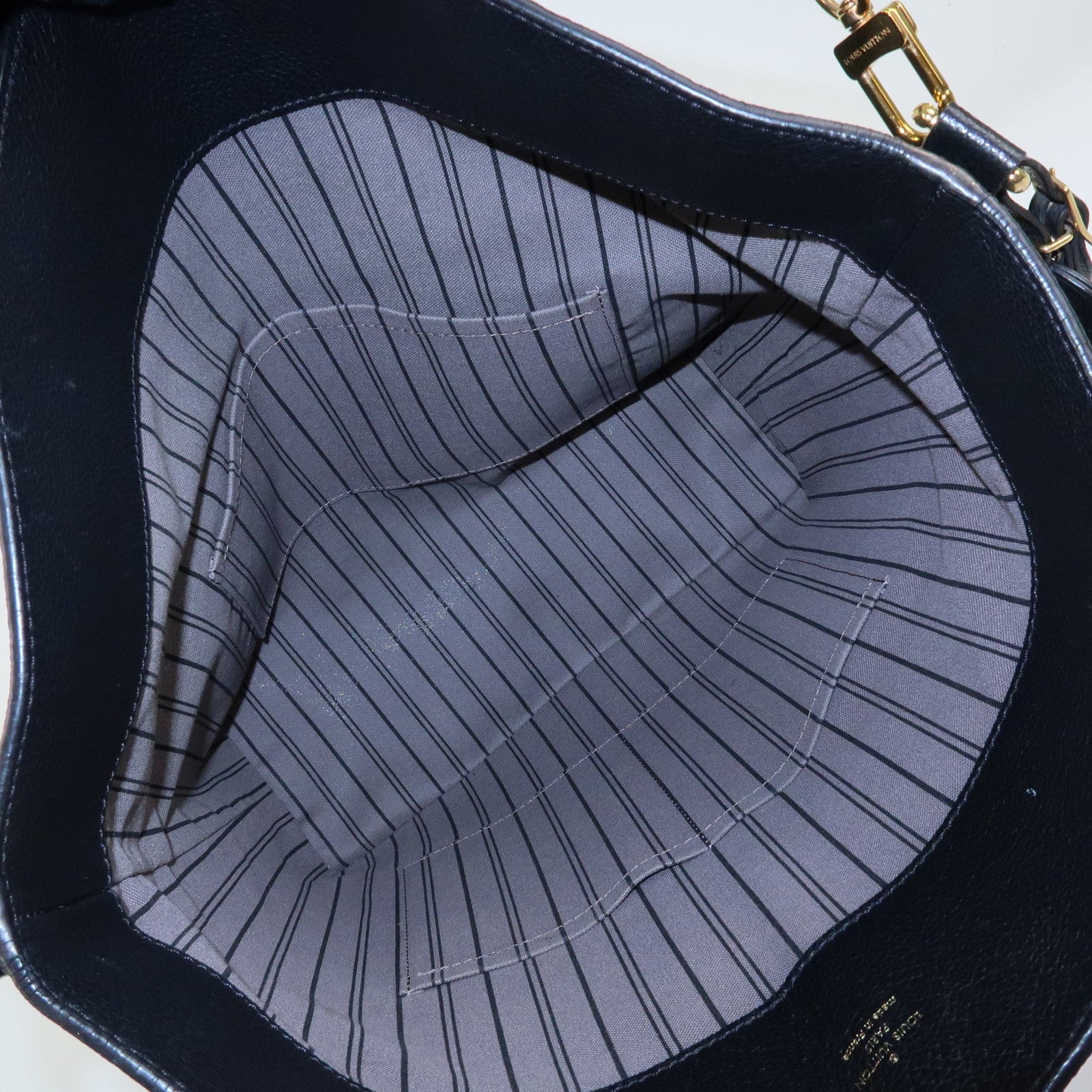 Louis Vuitton Monogram Empreinte Merry Leather 2Way Bag Noir M44014