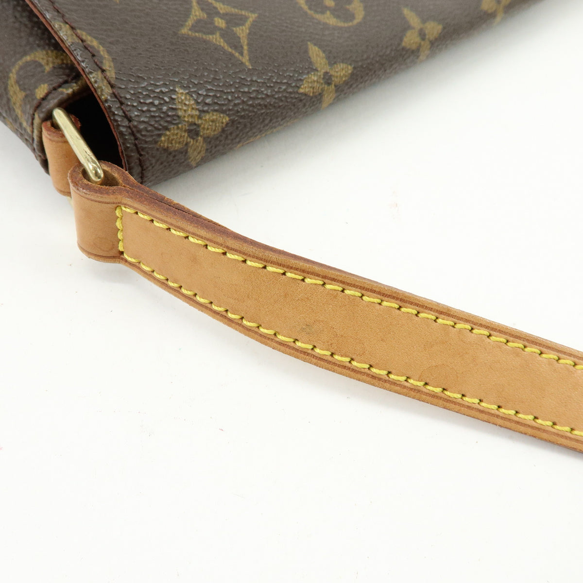 Louis Vuitton Monogram Musette Tango Short Shoulder Bag Brown M51257