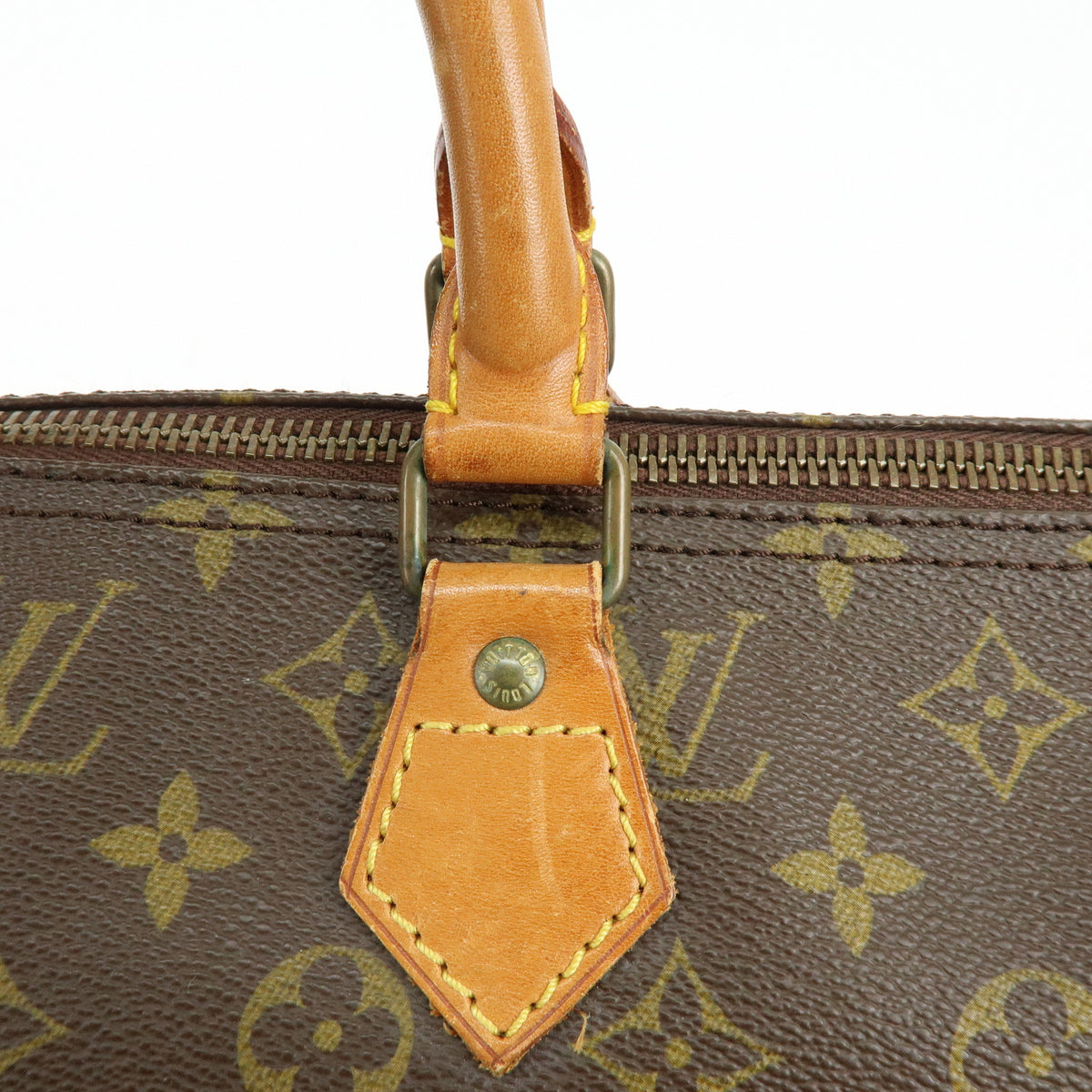 Louis Vuitton Monogram Speedy 40 Hand Bag Boston Bag Brown M41522