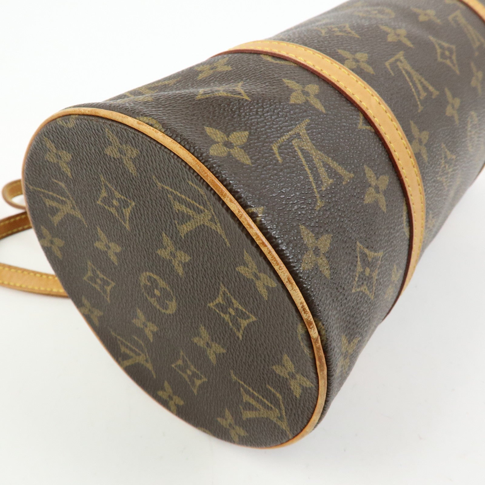Louis Vuitton Monogram Papillon 30 Hand Bag Brown M51385