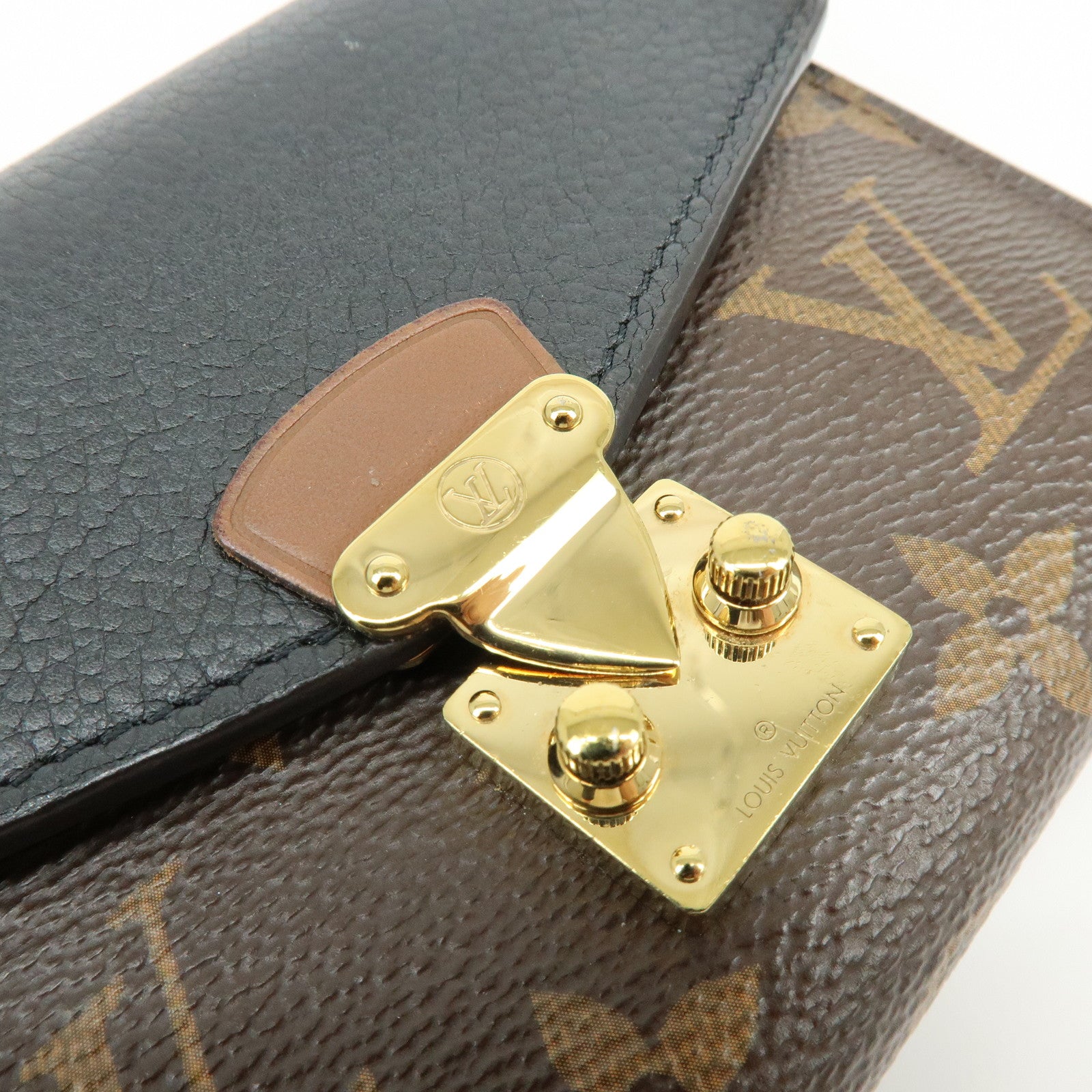 Louis Vuitton Monogram Portefeuille Pallas Wallet Monogram Noir M67479