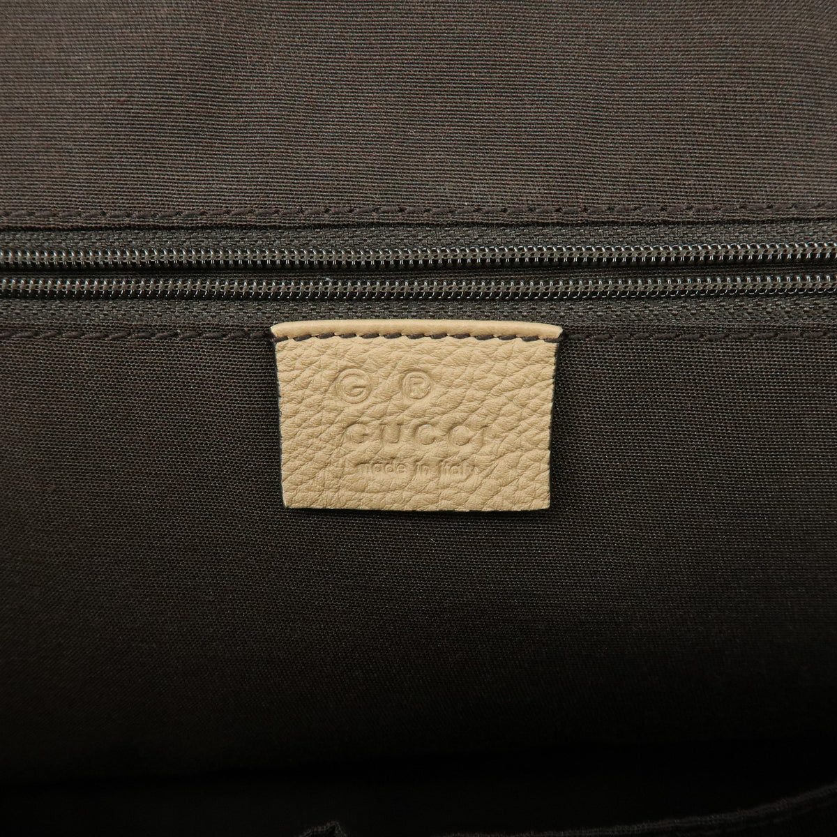 GUCCI Leather 2Way Bag Hand Bag Shoulder Bag Beige 420023