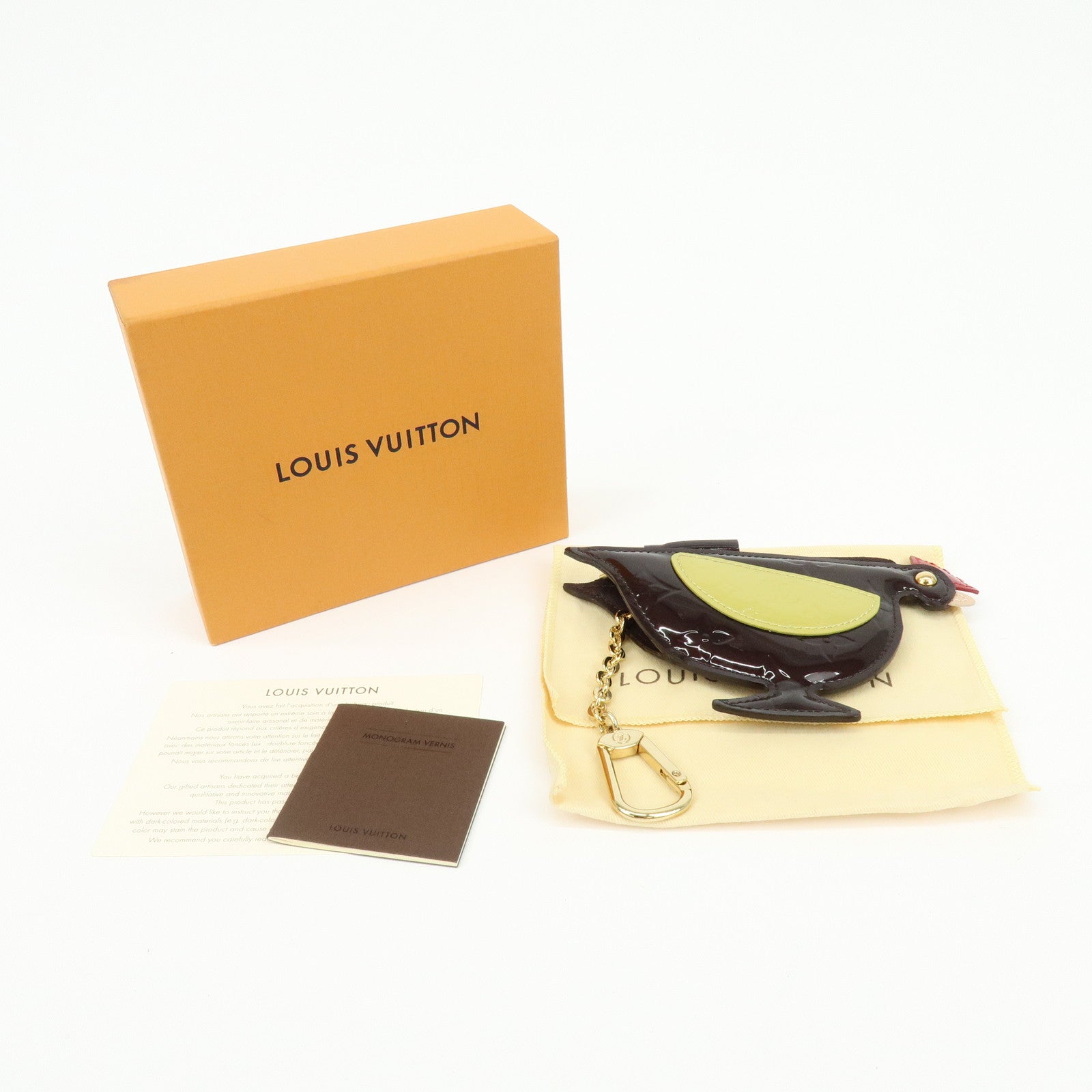 Louis Vuitton Monogram Vernis Leather Pochette Coq Coin Case M91406