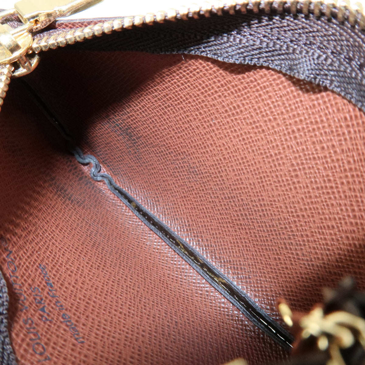Louis Vuitton Monogram Pochette Cles Coin Case Key Case M62650