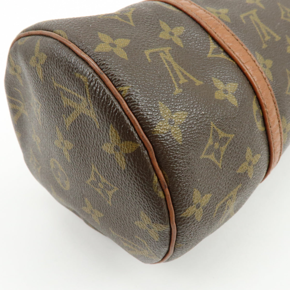 Louis Vuitton Monogram Papillon 30 Hand Bag Brown M51365