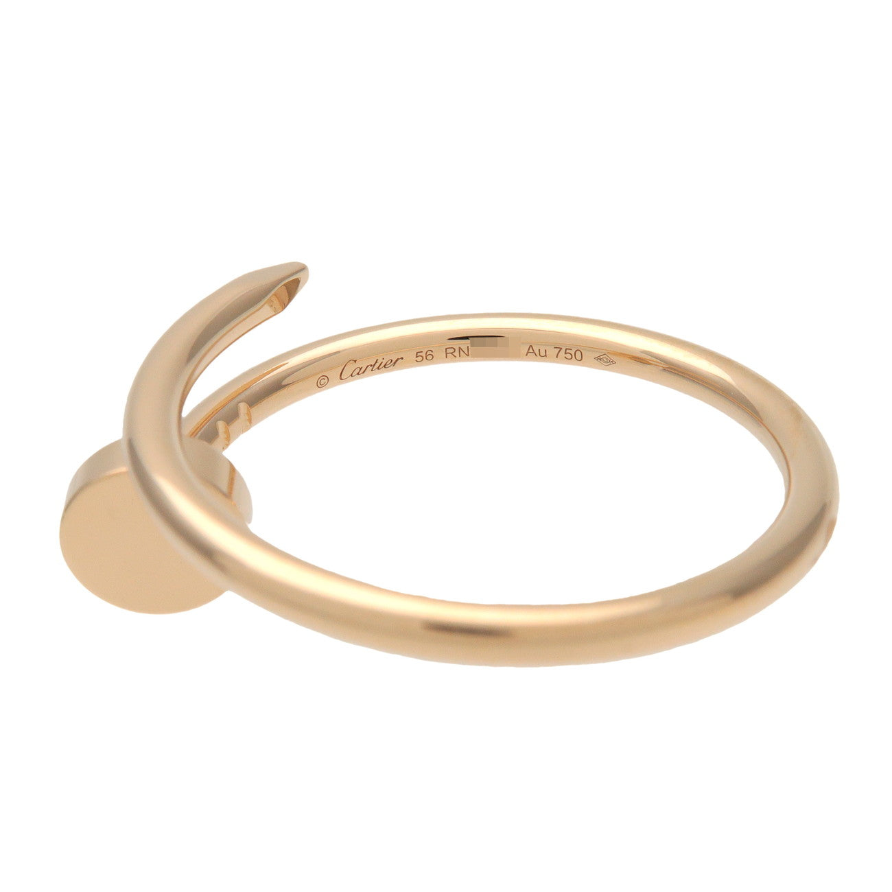 Cartier Juste un Clou Ring SM K18 750YG Yellow Gold #56 US8