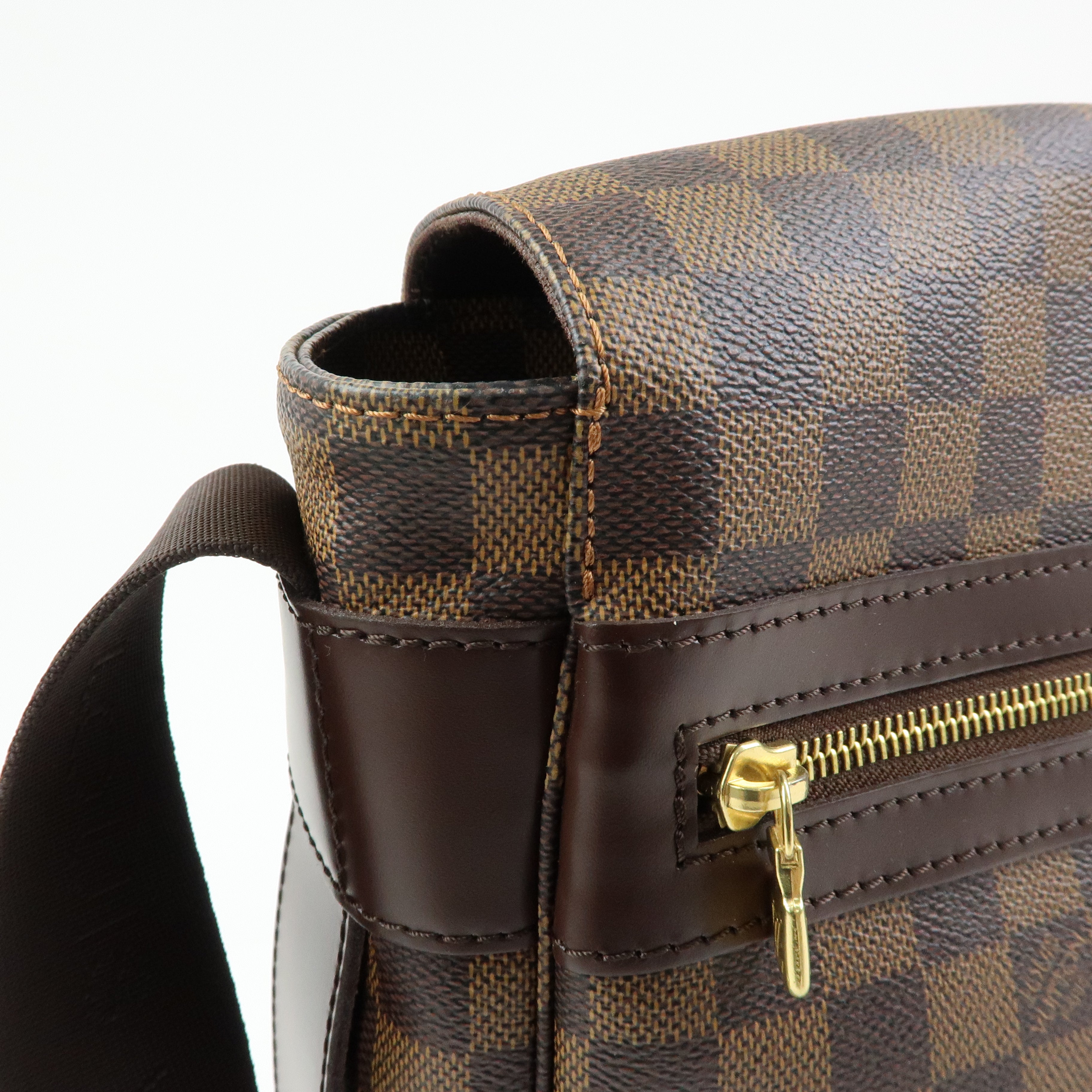 Louis Vuitton Damier Ebene Bastille Canvas Shoulder Bag N45258