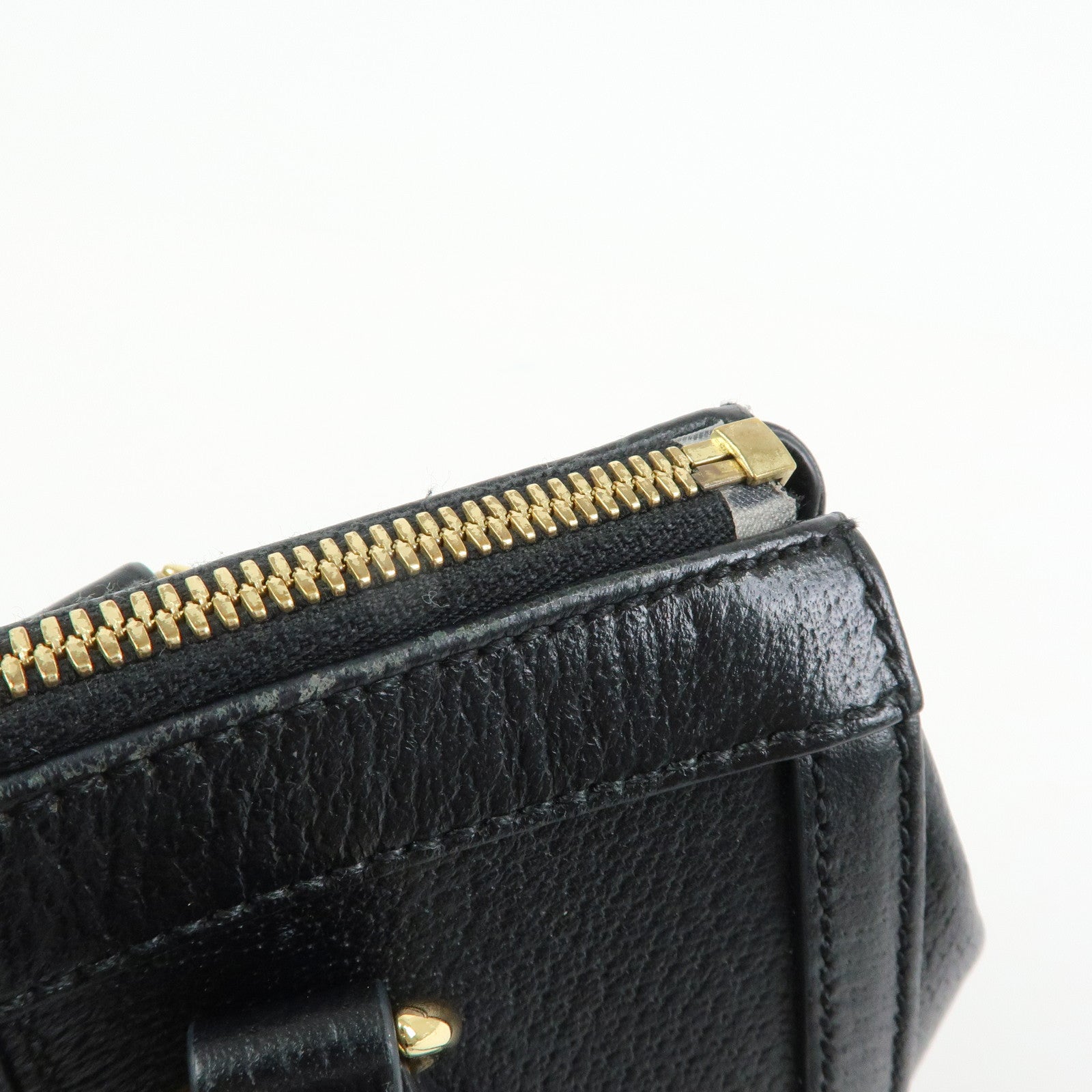 GUCCI Ophidia Sherry Leather 2Way Bag Shoulder Bag Hand Bag Black