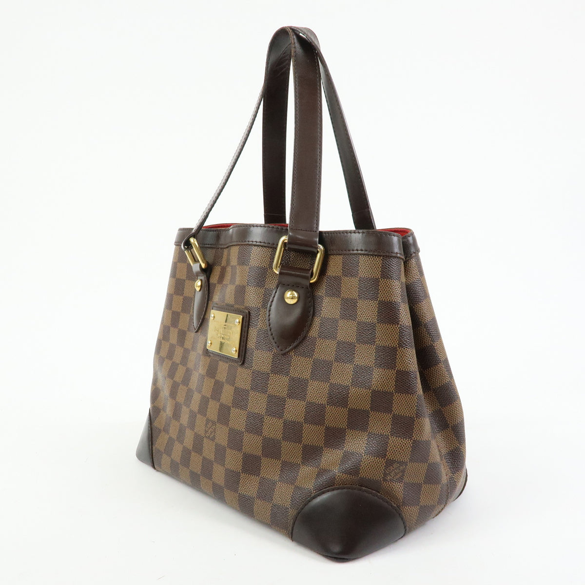 Louis Vuitton Damier Ebene Hampstead PM Hand Bag Tote Bag N51205