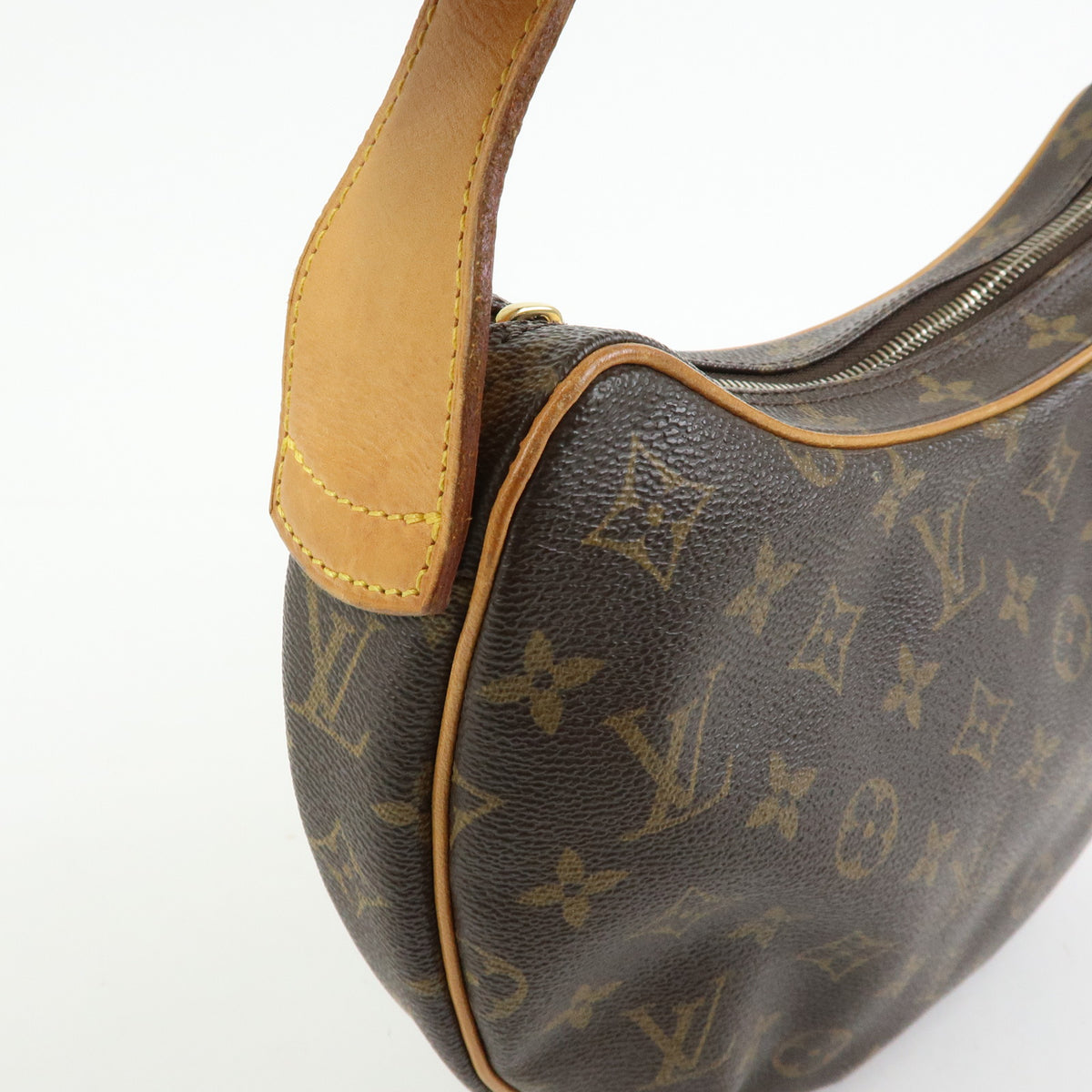 Louis Vuitton Monogram Croissant MM Shoulder Bag Brown M51512