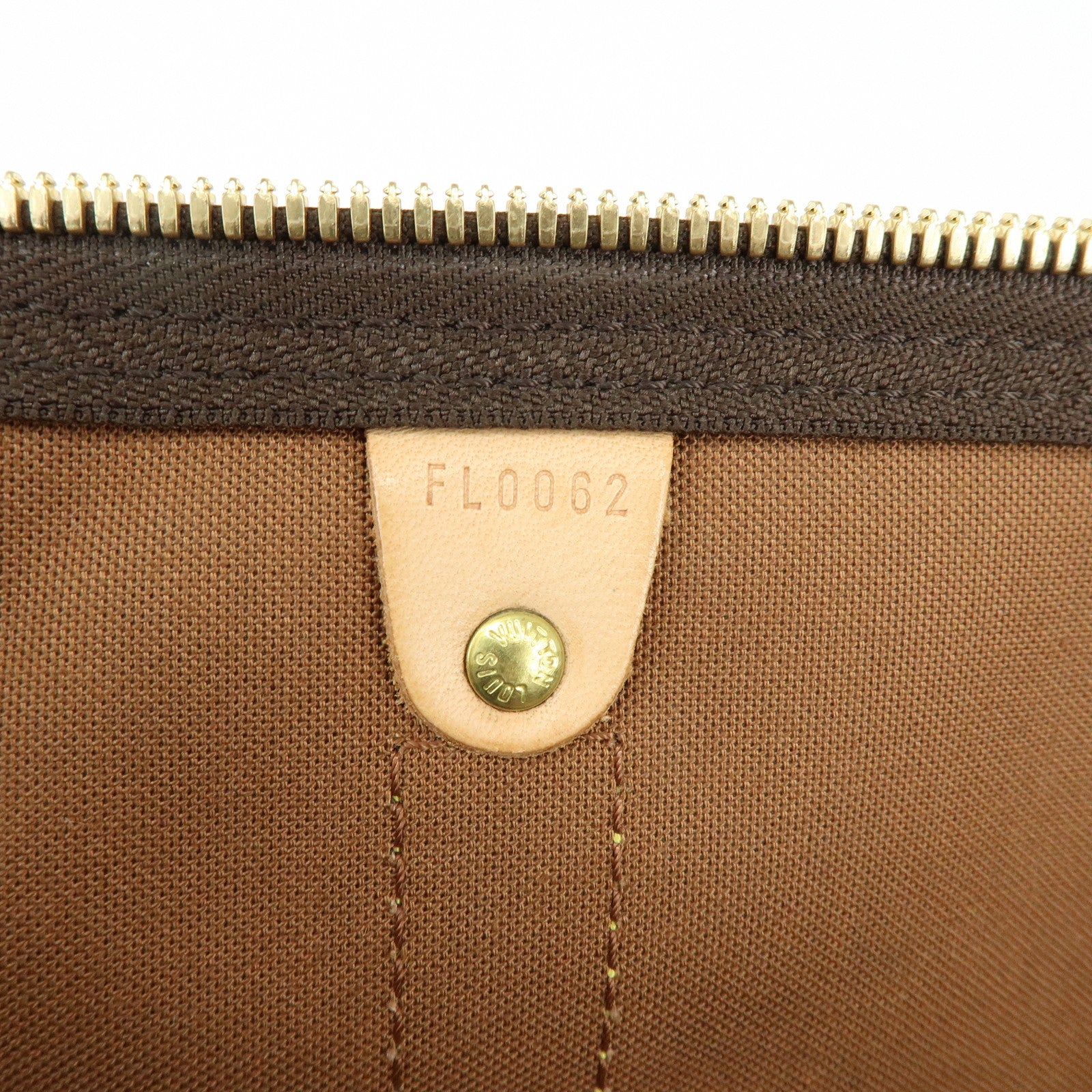 Louis Vuitton Monogram Keep All 50 Boston Bag Brown M41426