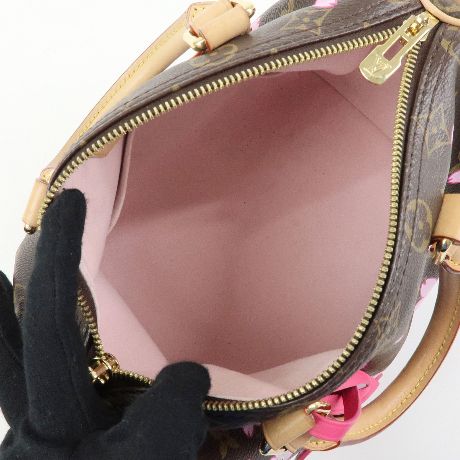 Louis Vuitton Monogram Murakami Speedy Bandouliere 25 Brown M14174