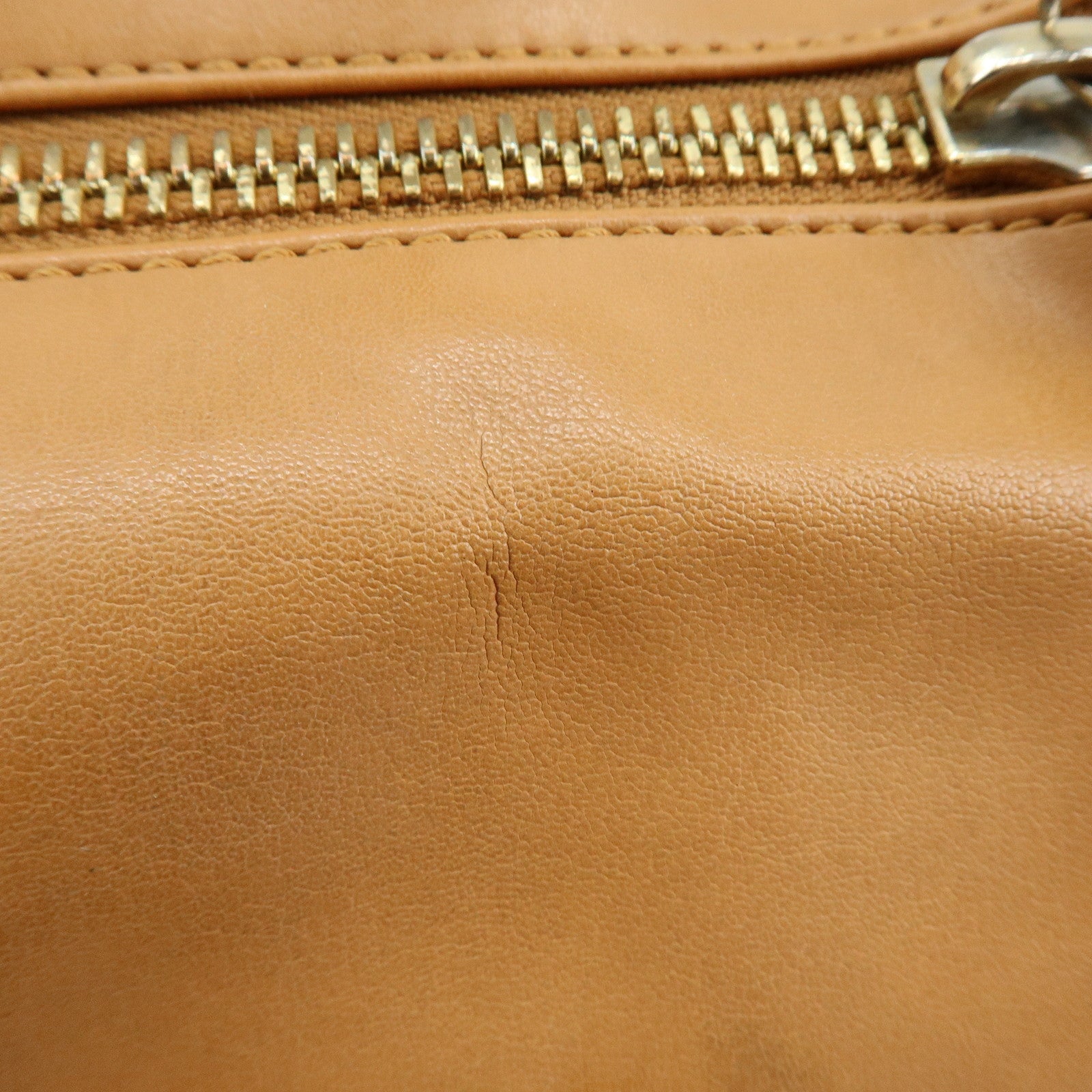 Chloe Sam Leather 2Way Bag Hand Shoulder Bag Brown Camel