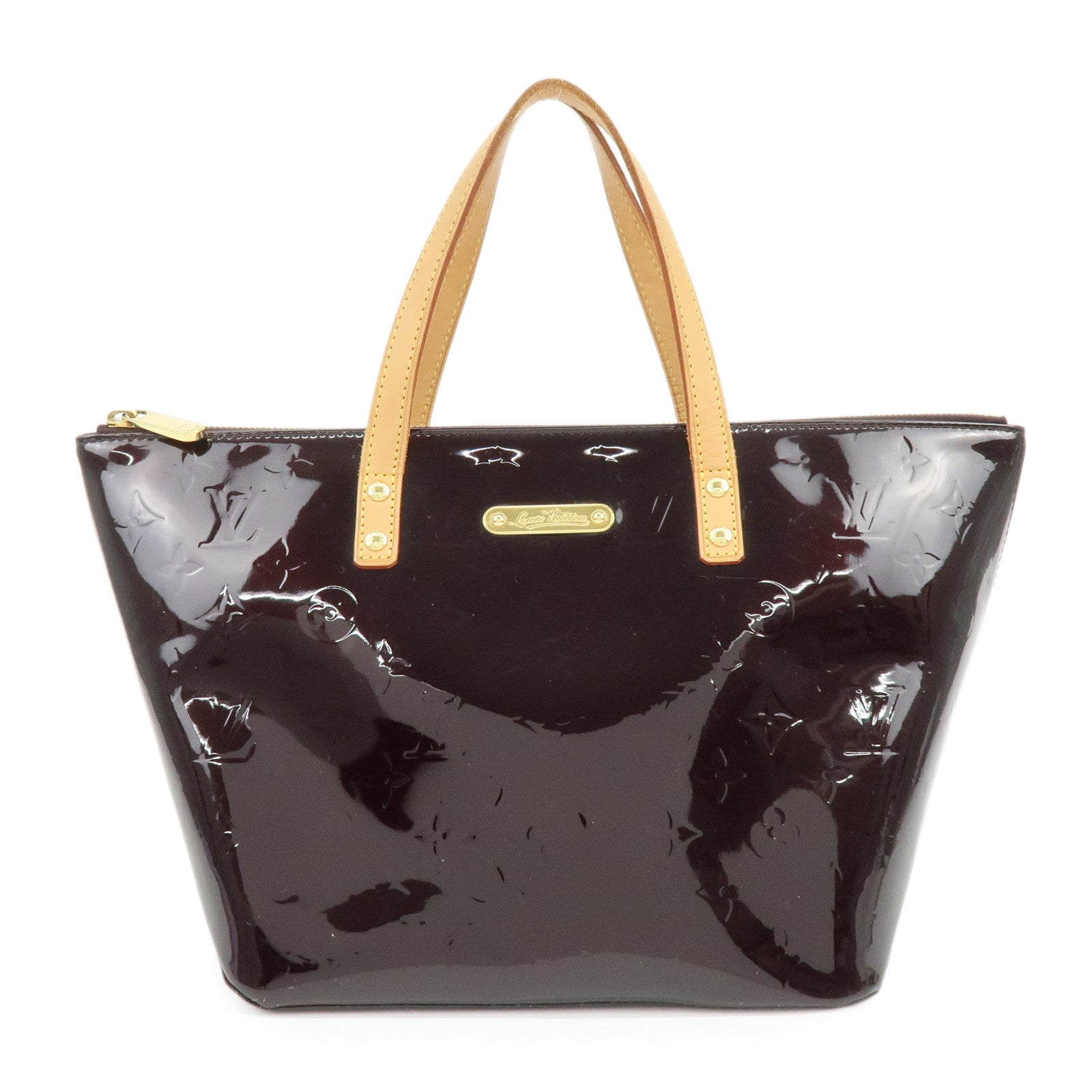Louis Vuitton Monogram Vernis Bellevue PM Hand Bag Violet M93584