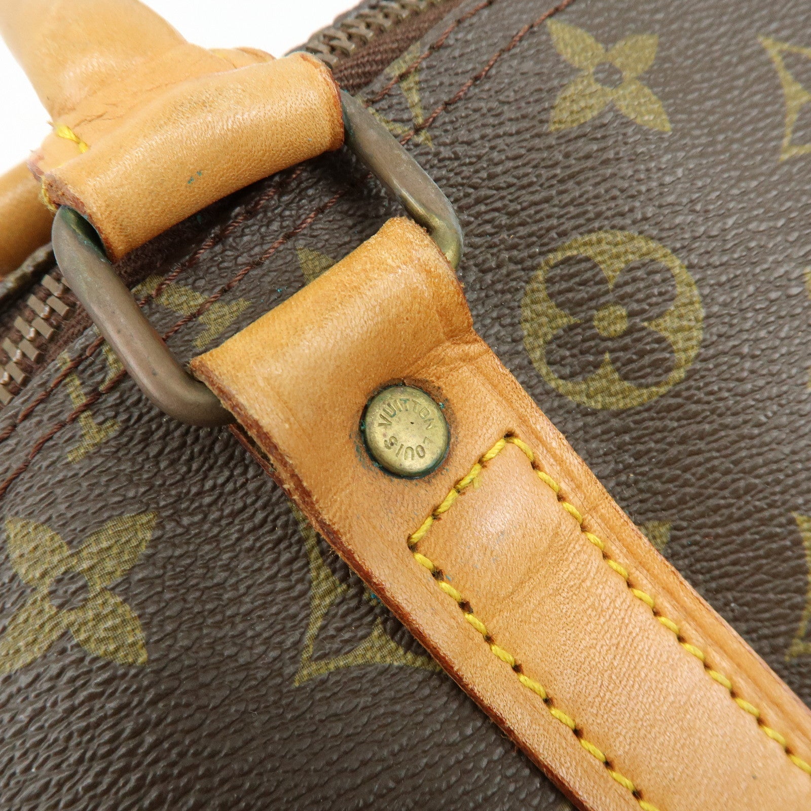 Louis Vuitton Monogram Keep All 60 Boston Bag Brown M41422