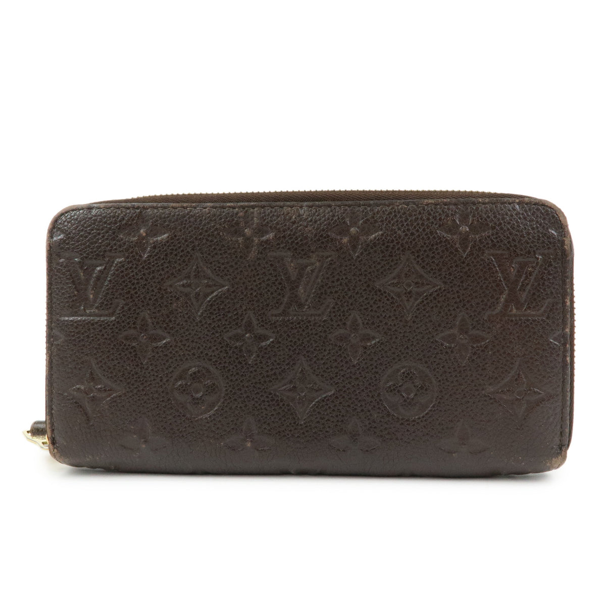 Louis Vuitton Monogram Empreinte Round Zippy Wallet Terre M60548