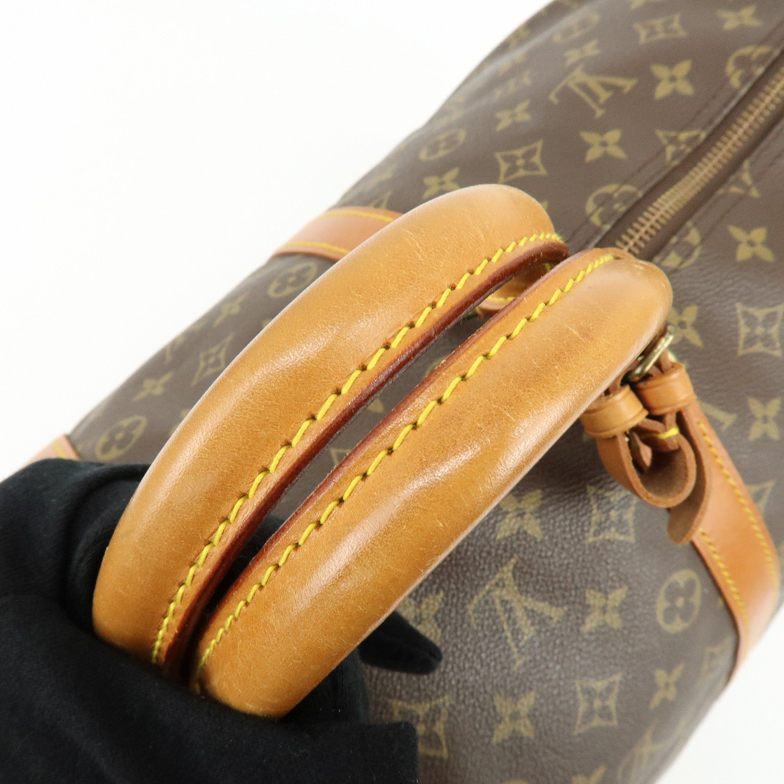 Louis Vuitton Monogram Keep All 55 Boston Bag Brown M41414