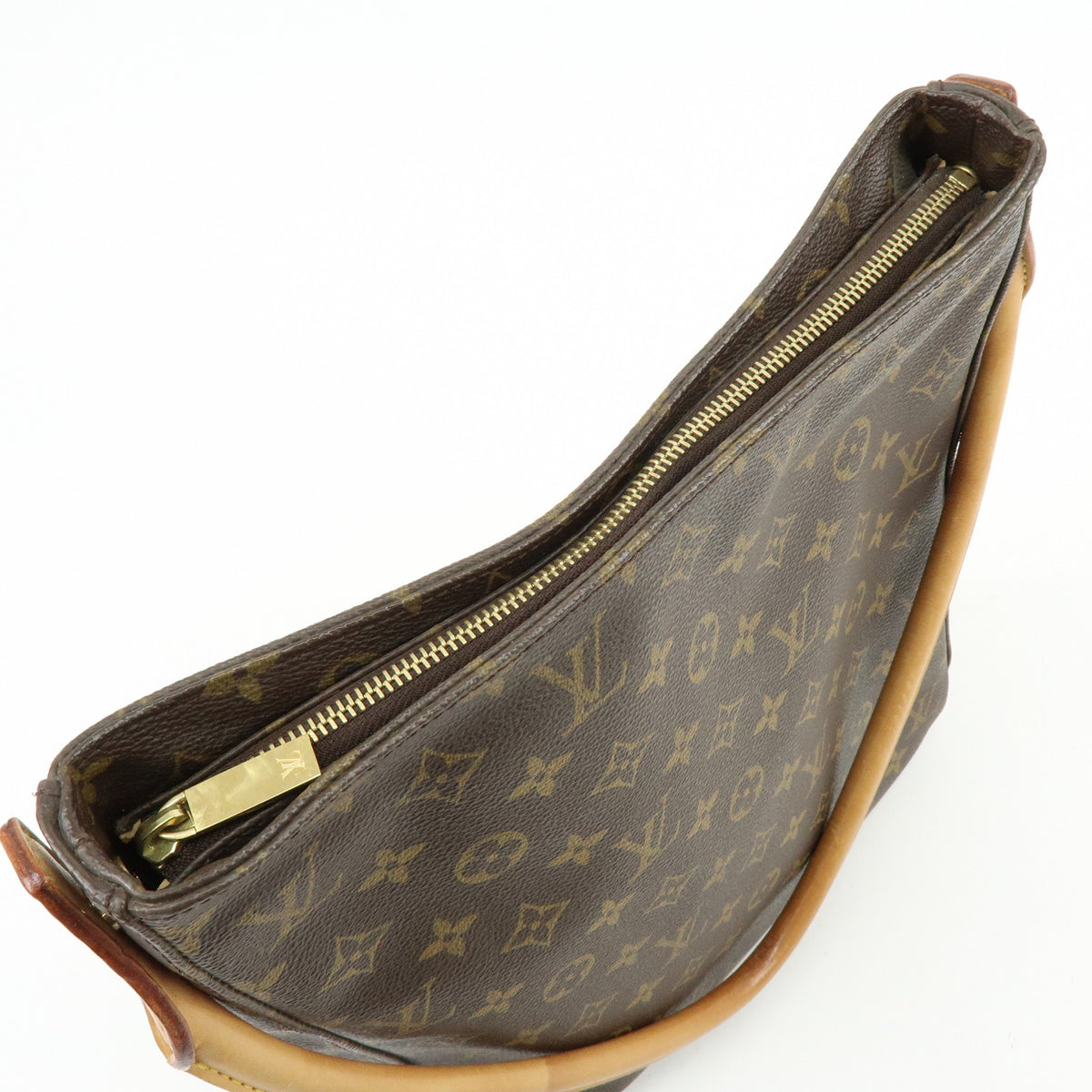 Louis Vuitton Monogram Looping GM Shoulder Bag Brown M51145