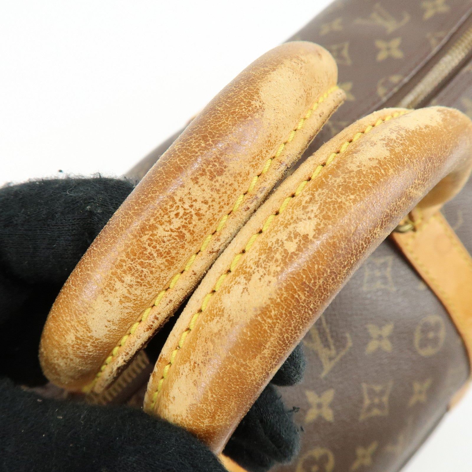 Louis Vuitton Monogram Keep All 55 Boston Bag Hand Bag Brown M41424