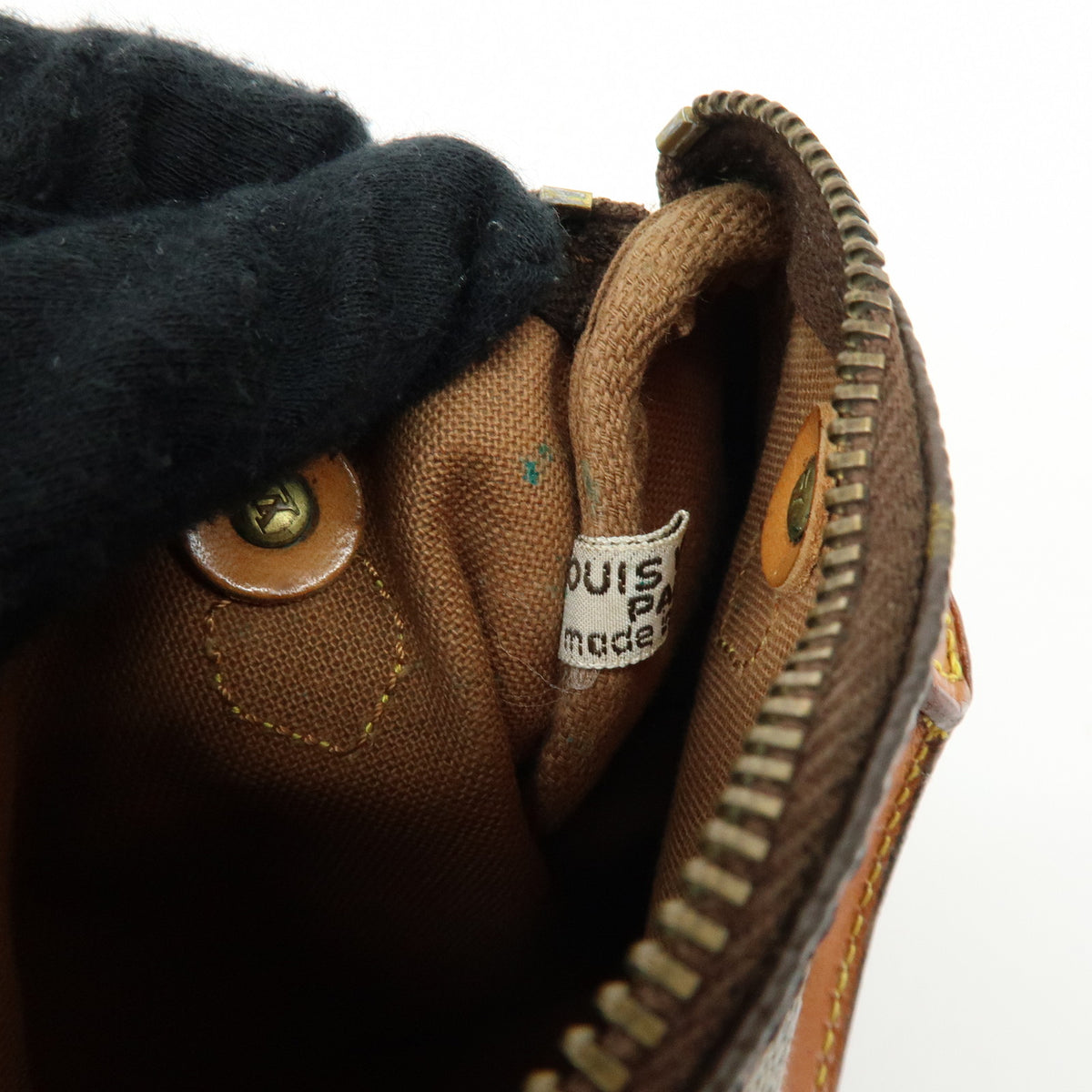Louis Vuitton Monogram Canvas Mini Speedy Hand Bag Brown M41534
