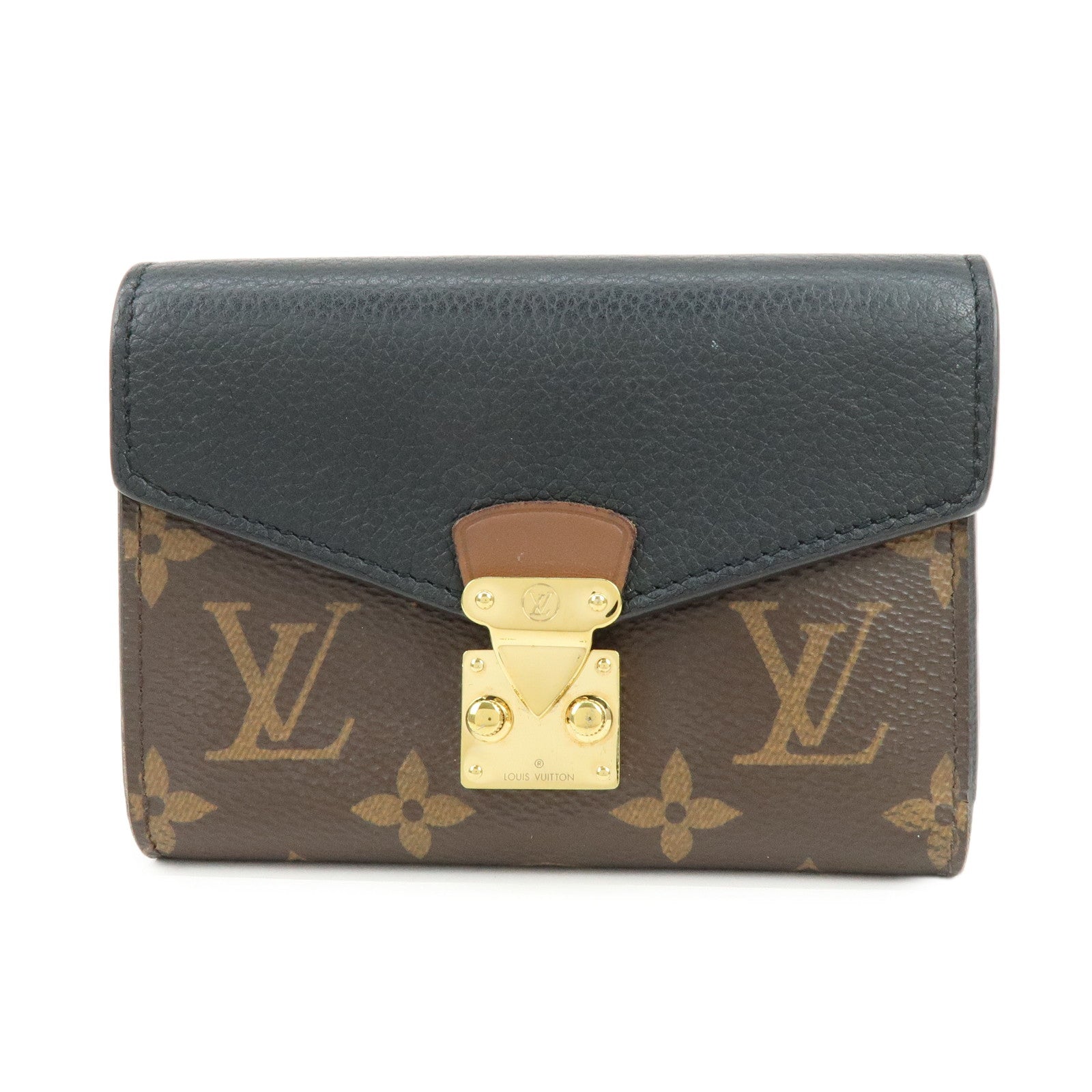 Louis Vuitton Monogram Portefeuille Pallas Wallet Monogram Noir M67479