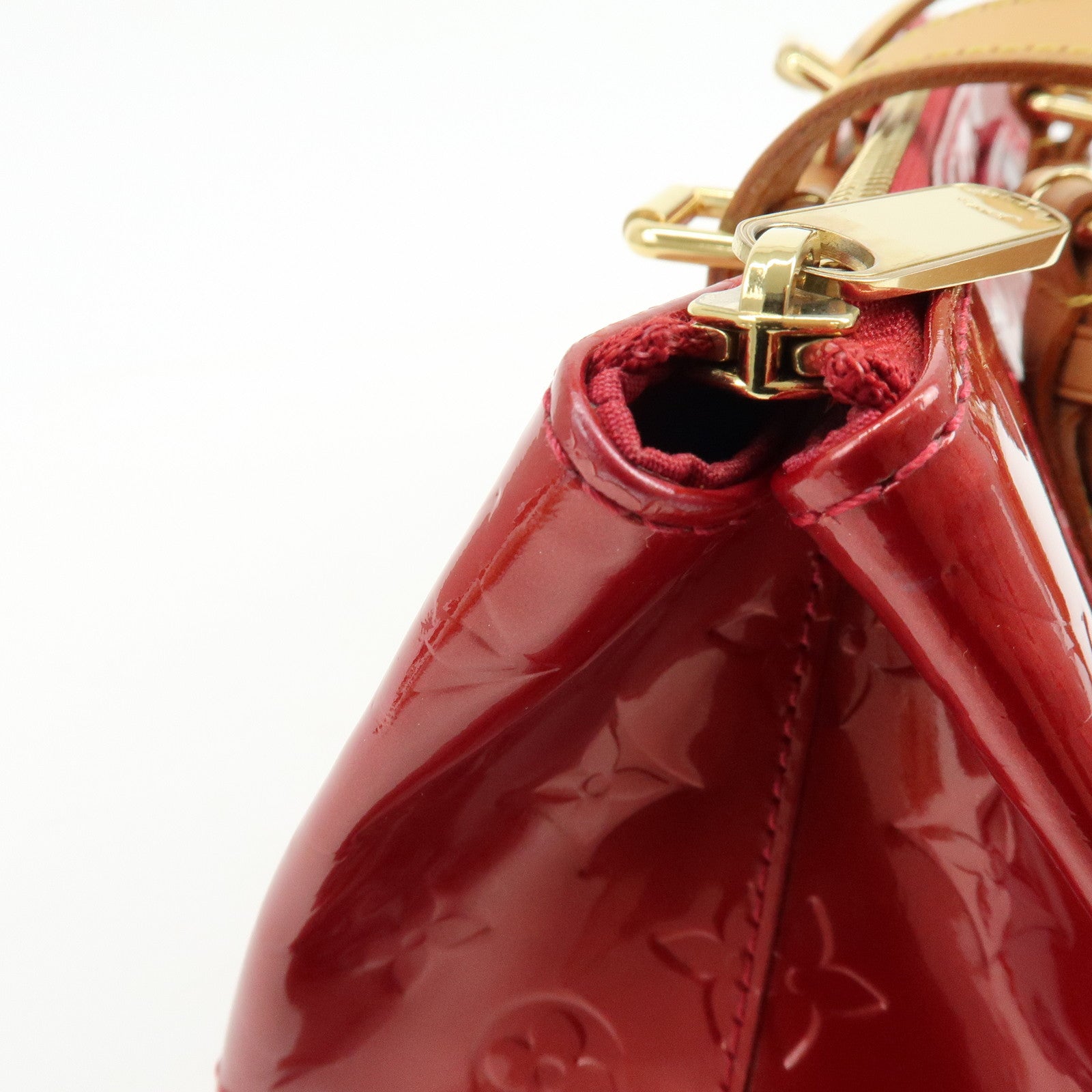 Louis Vuitton Vernis Rosewood Avenue Hand Bag Pomme D'Amour M93507