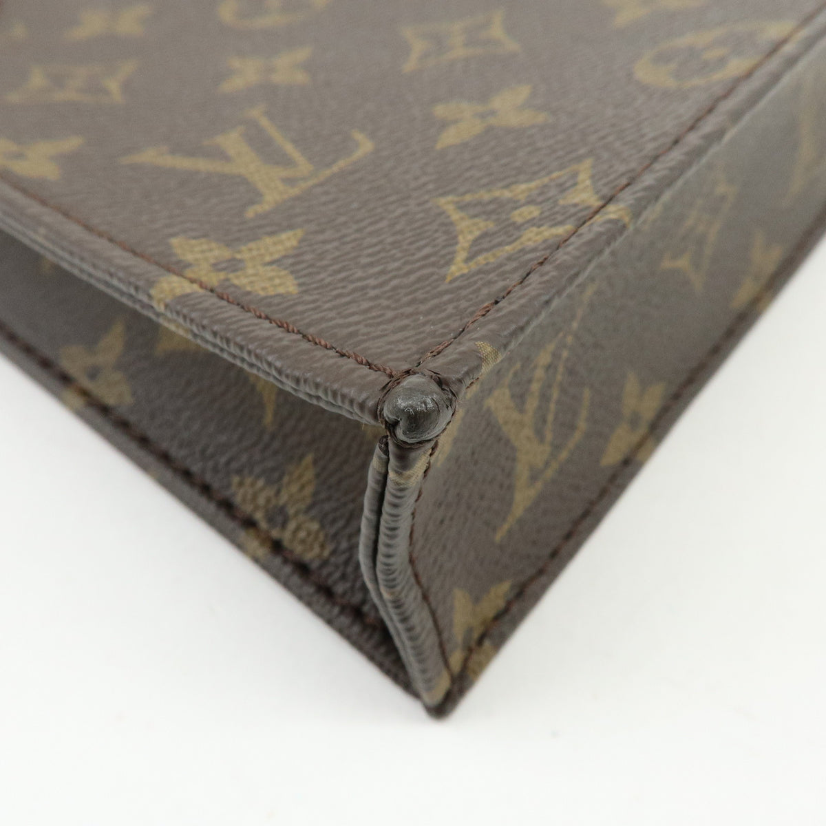 Louis Vuitton Monogram Petit Sac Plat 2Way Bag Hand Shoulder Bag M69442
