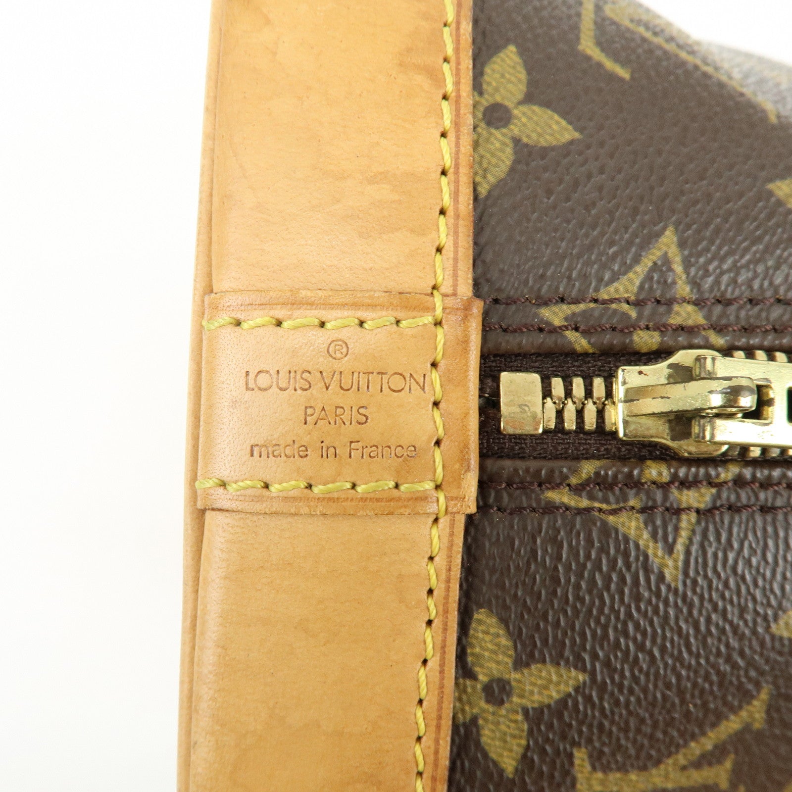 Louis Vuitton Monogram Canvas Alma Hand Bag Brown M51130