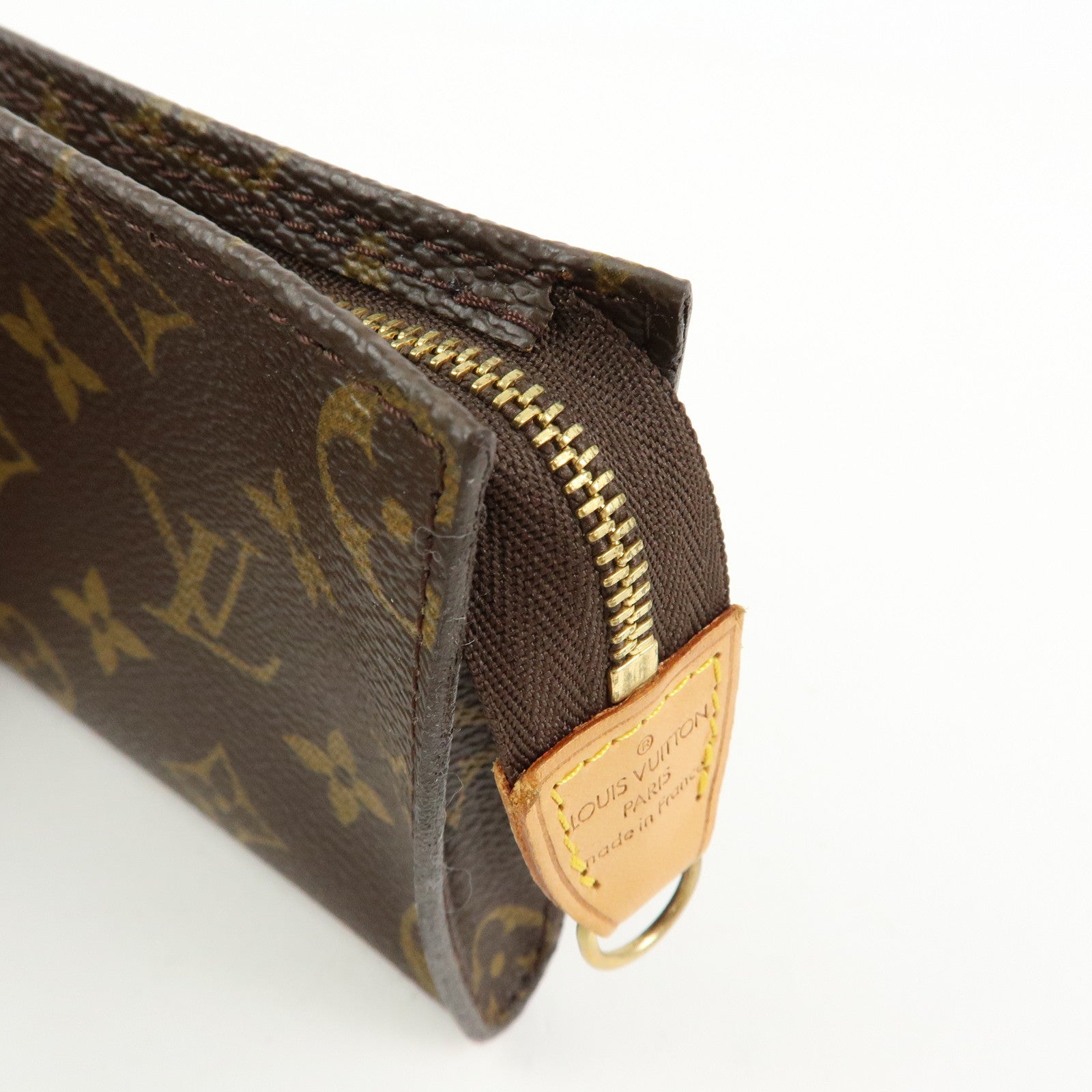 Louis Vuitton Monogram Pouch for Bucket PM Bag Accessory Pouch Brown