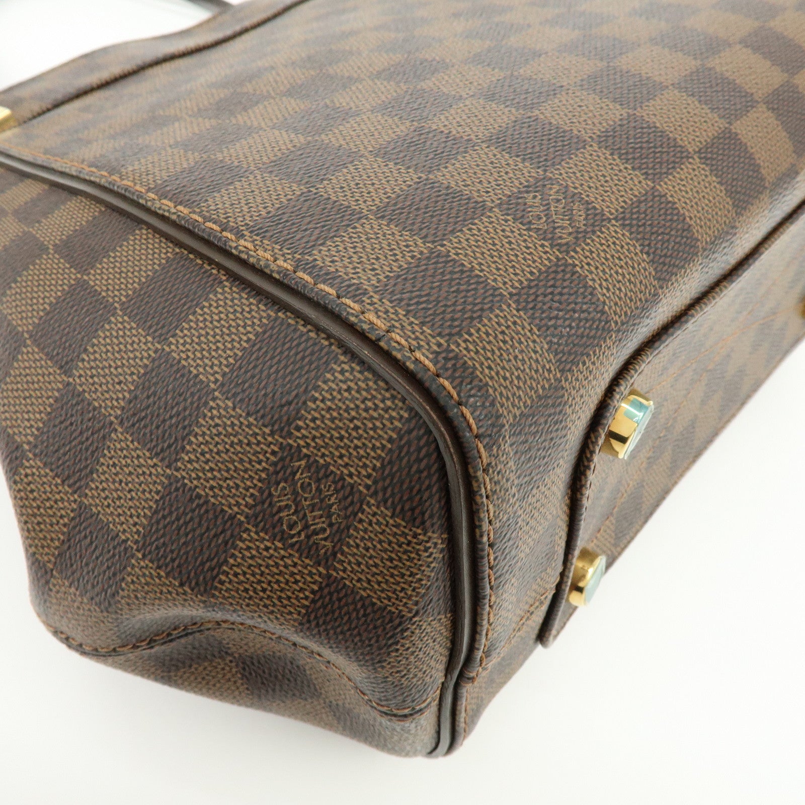 Louis Vuitton Damier Ebene Marylebone PM Shoulder Bag Brown N41215